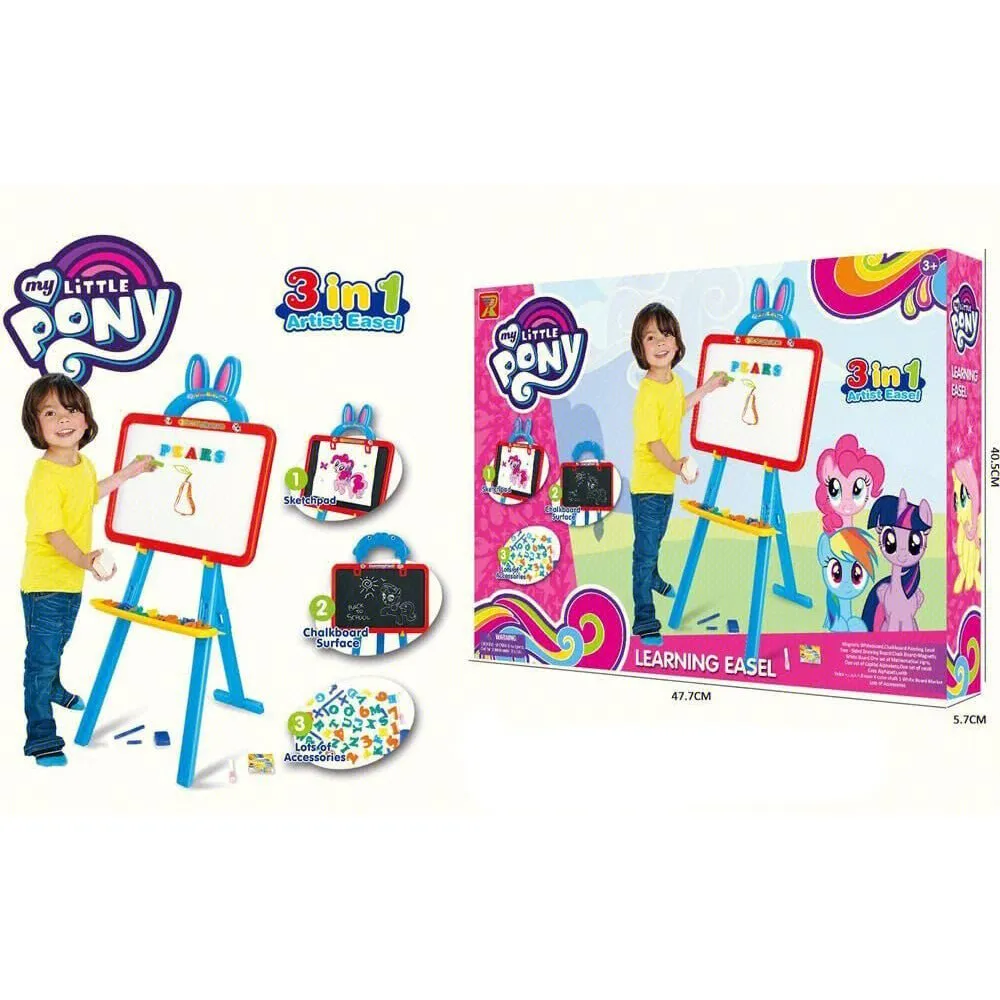 3-in-1 My Little Pony Writing Board for Kids