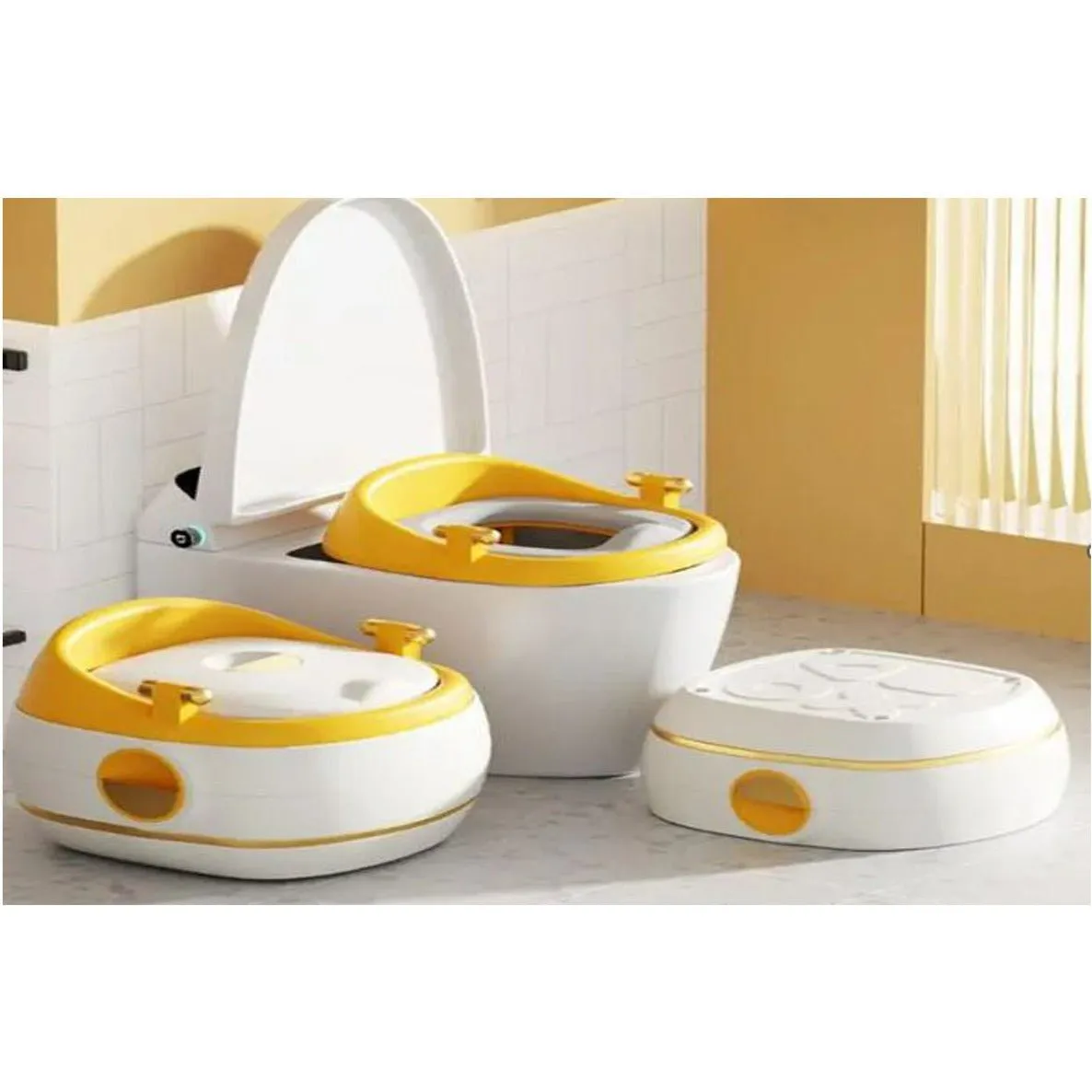 3 in 1 Potty Training Seat with Anti-Slip Step Stool