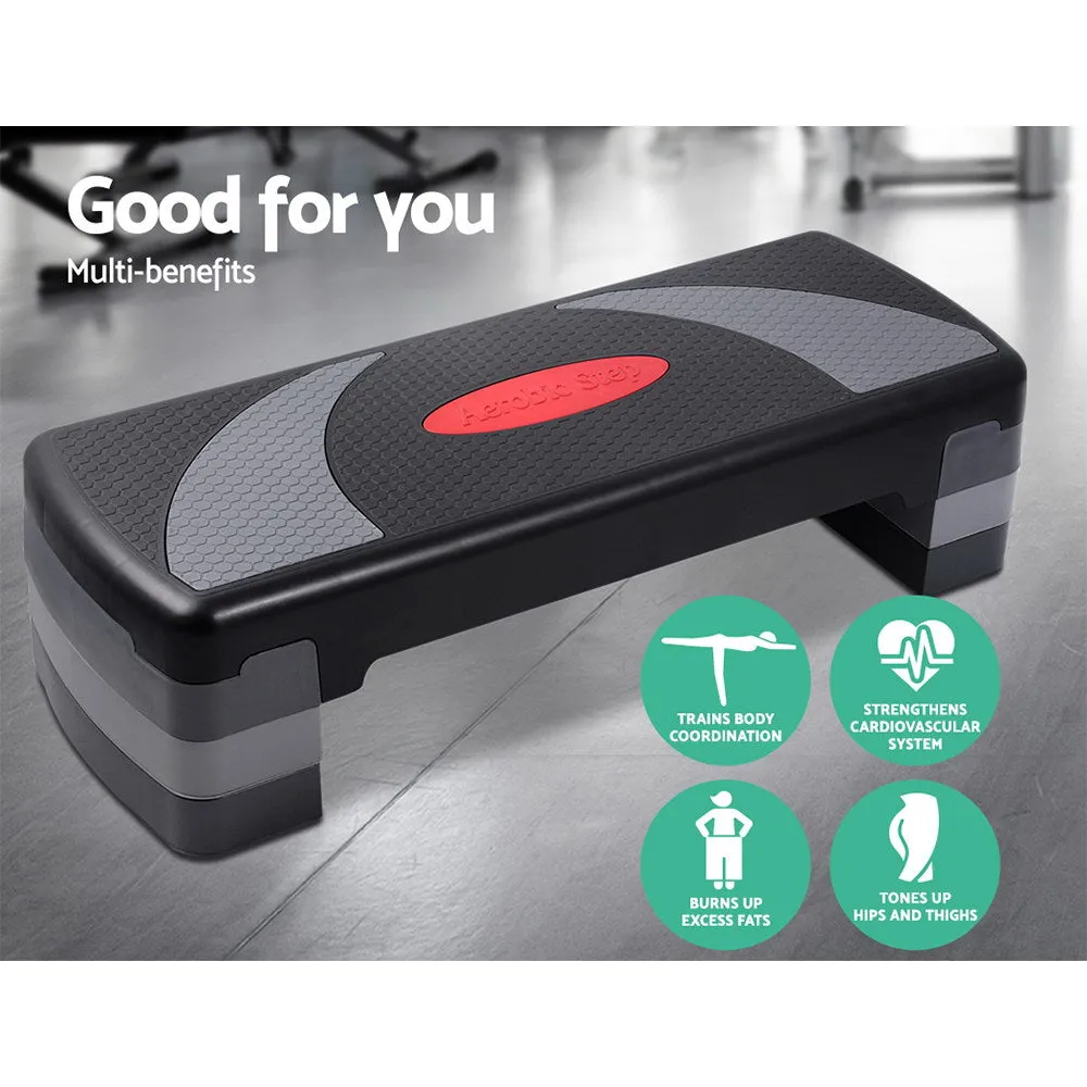 3 Level Aerobic Step Bench Home Exercise Gym Grade