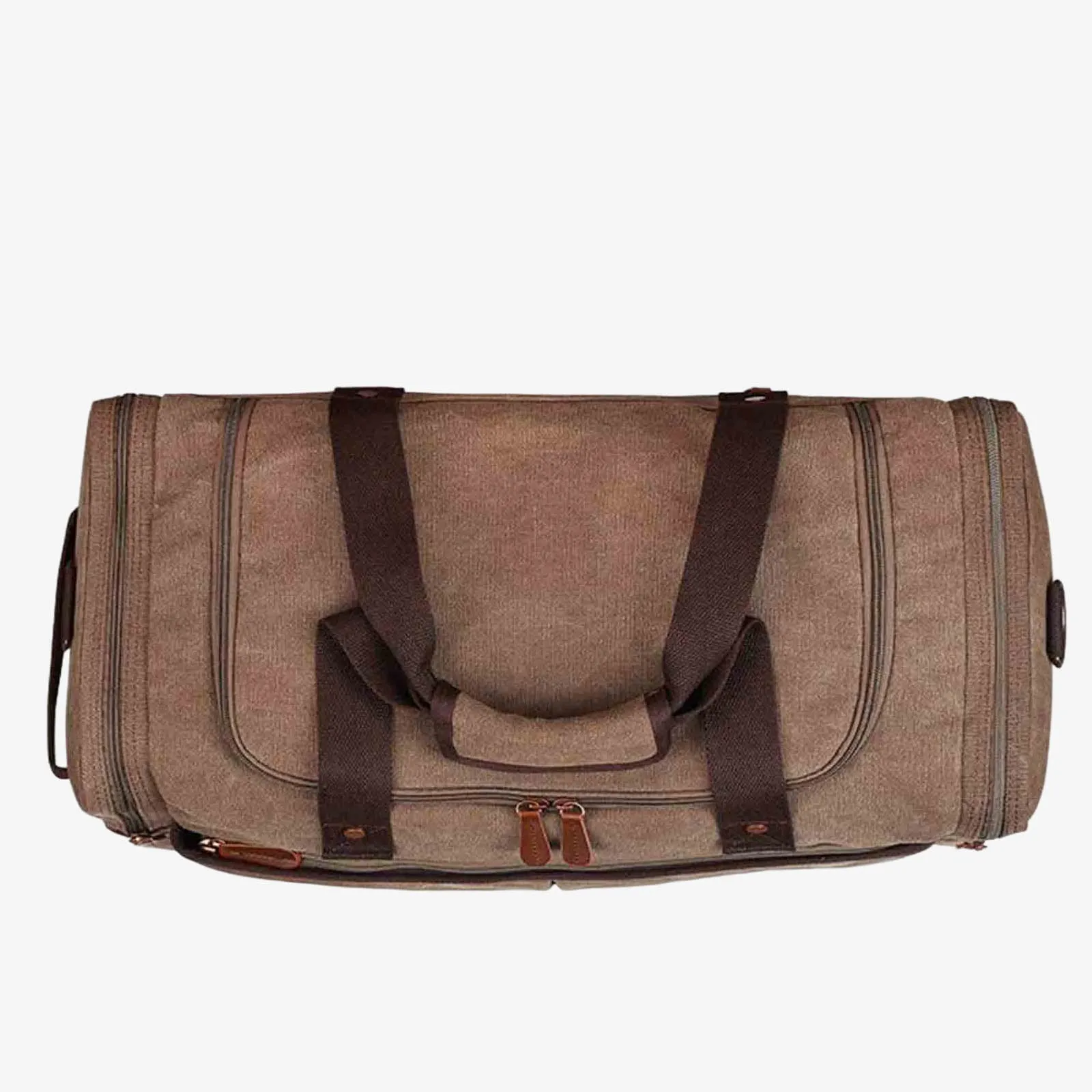 65L Large Canvas Travel Duffel Bag