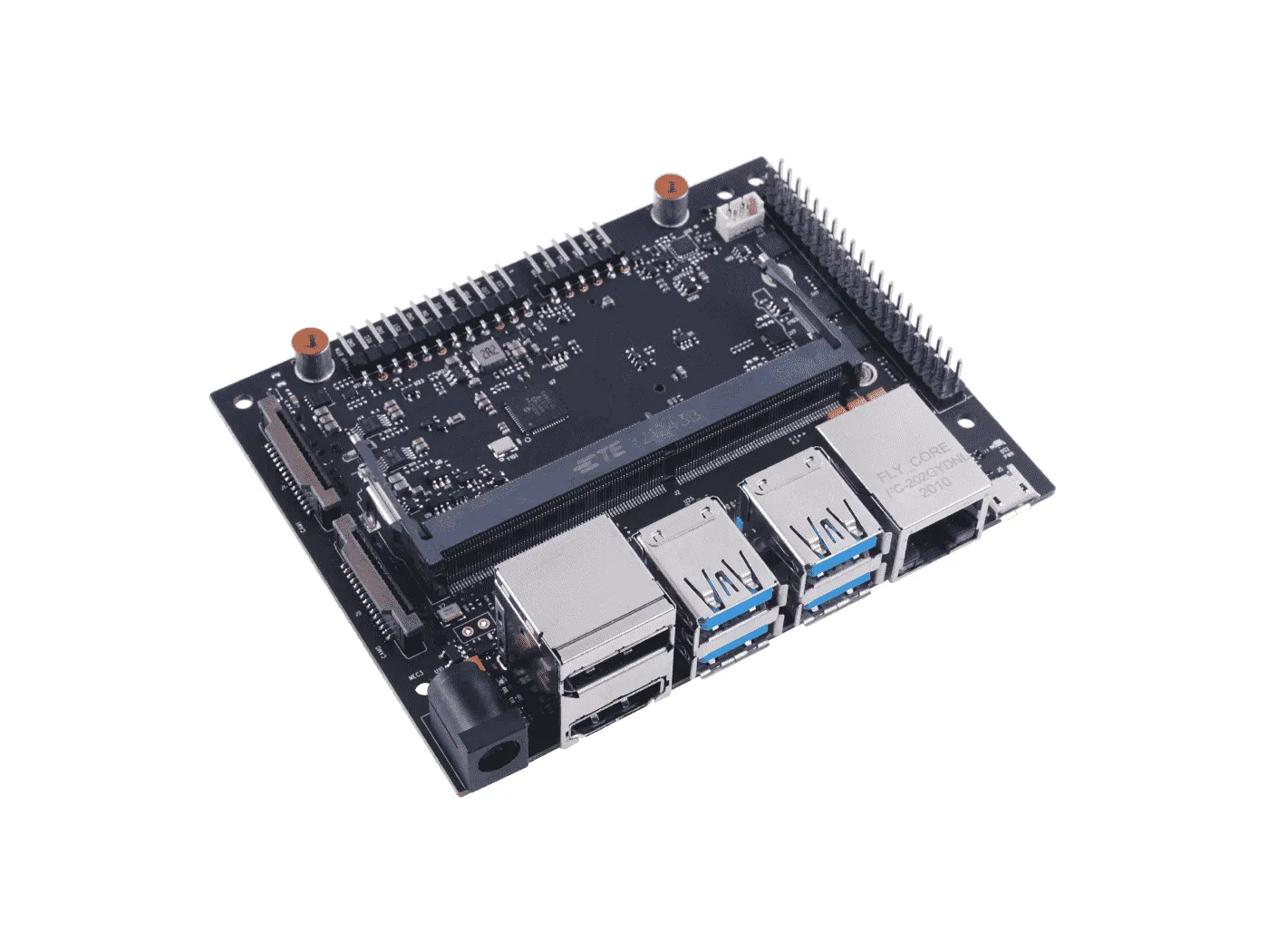 A206 Carrier Board for Jetson Nano/Xavier NX/TX2 NX with compact function design and same size of NVIDIA® Jetson Xavier™ NX carrier board