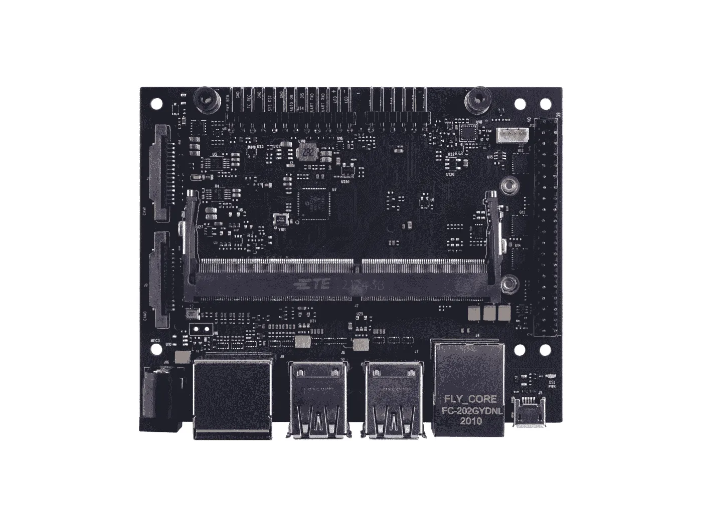 A206 Carrier Board for Jetson Nano/Xavier NX/TX2 NX with compact function design and same size of NVIDIA® Jetson Xavier™ NX carrier board