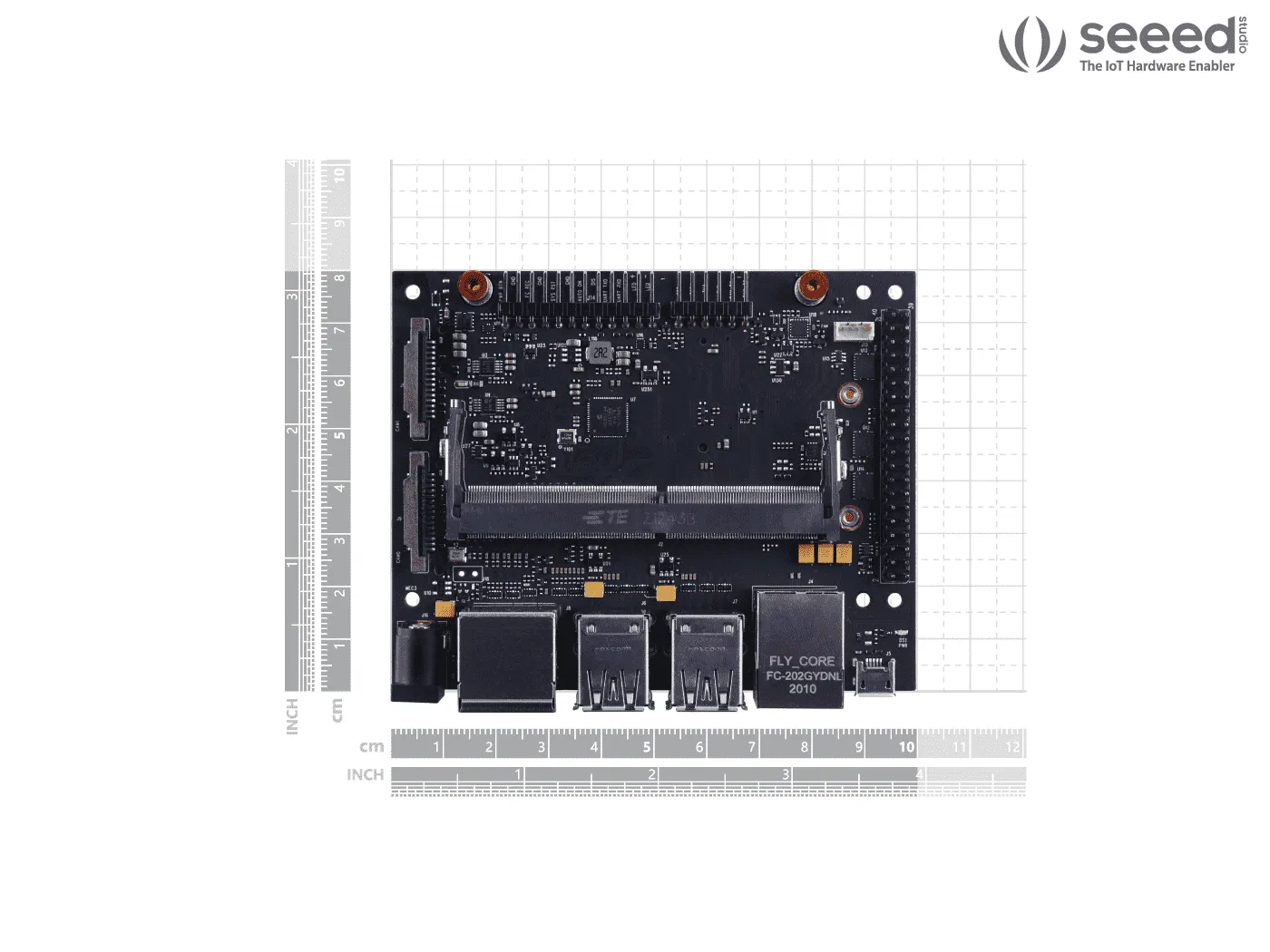 A206 Carrier Board for Jetson Nano/Xavier NX/TX2 NX with compact function design and same size of NVIDIA® Jetson Xavier™ NX carrier board