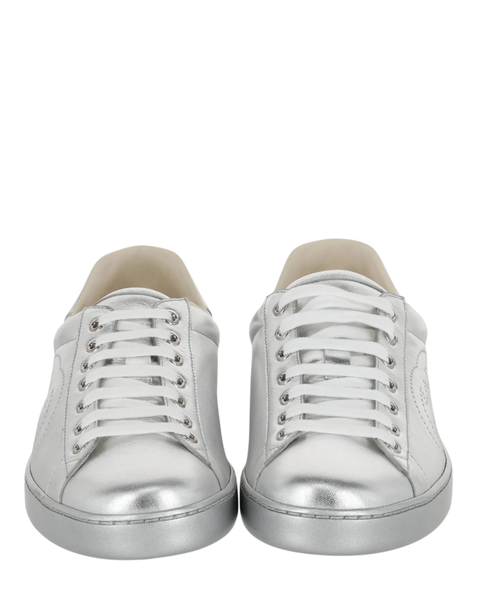 Ace Metallic Low-Top Sneakers