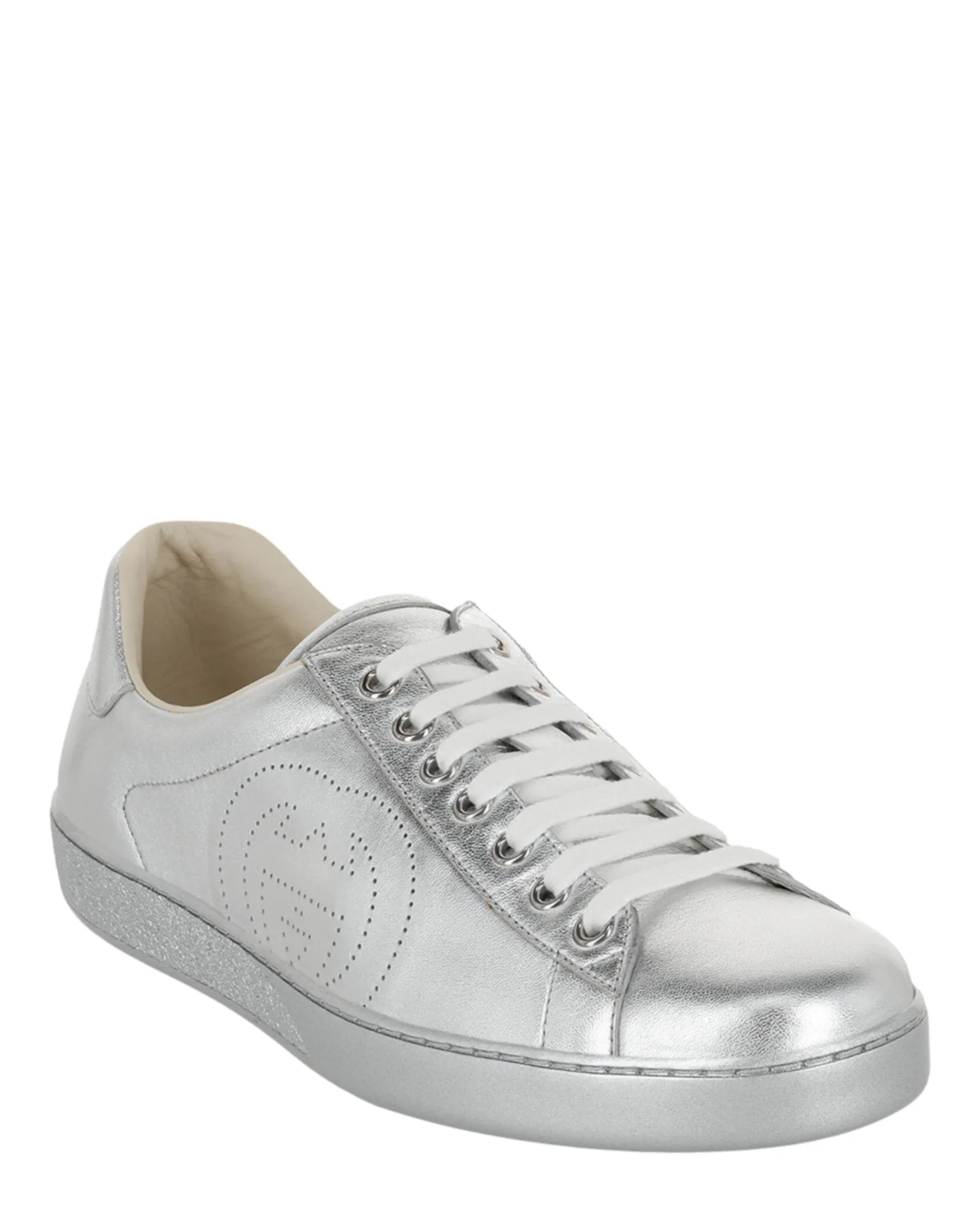 Ace Metallic Low-Top Sneakers