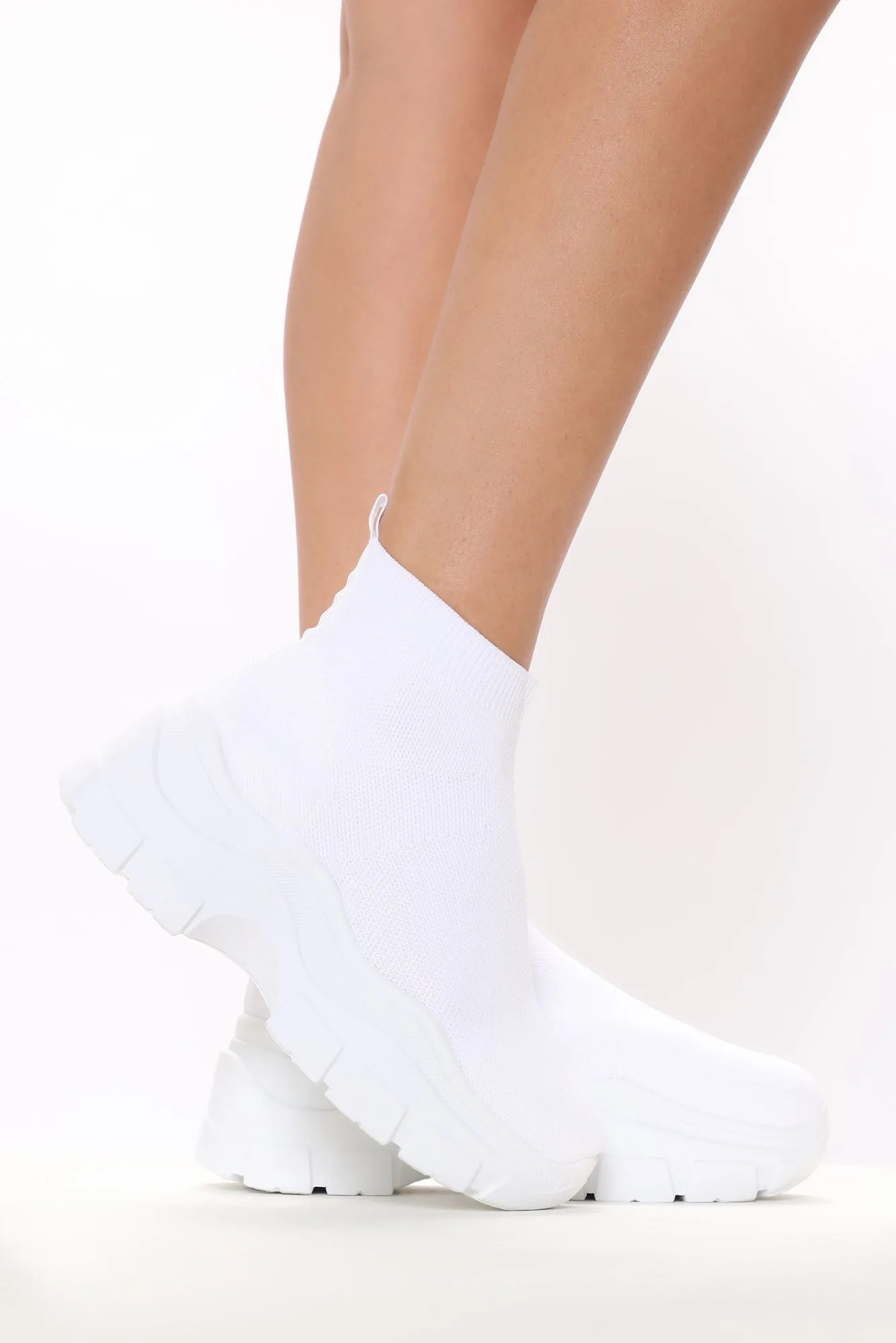 Activated Platform Sneakers - White