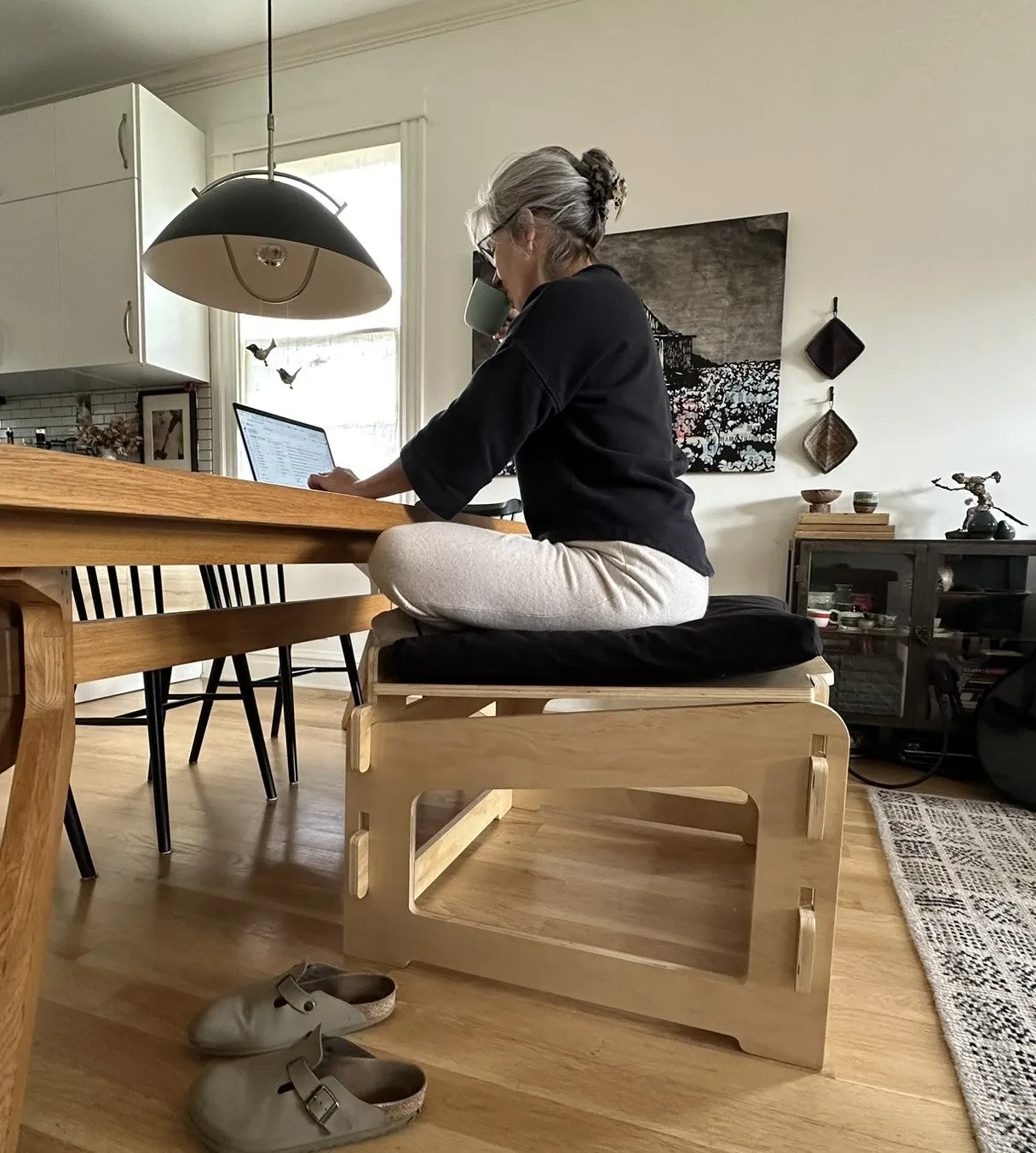 Active Sitting Work Platform Chair