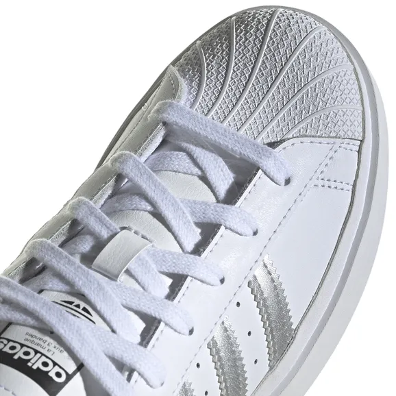 Adidas Originals Scarpa sneakers da donna Superstar Bonega IF7582 bianco-argento-nero