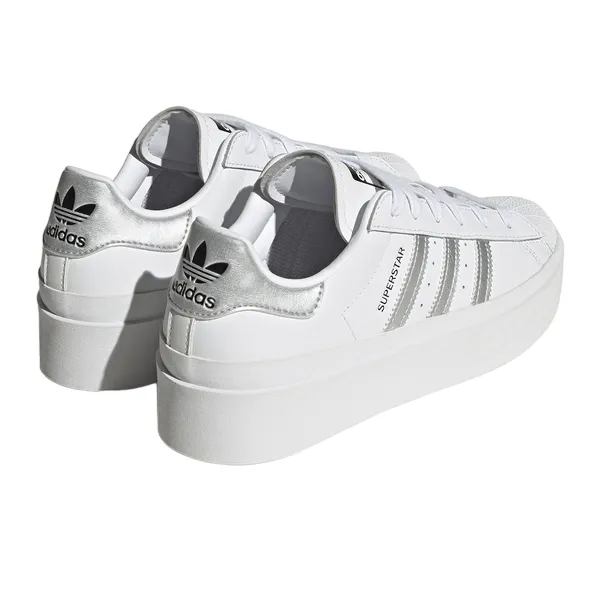 Adidas Originals Scarpa sneakers da donna Superstar Bonega IF7582 bianco-argento-nero