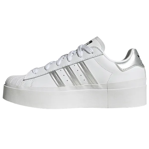 Adidas Originals Scarpa sneakers da donna Superstar Bonega IF7582 bianco-argento-nero