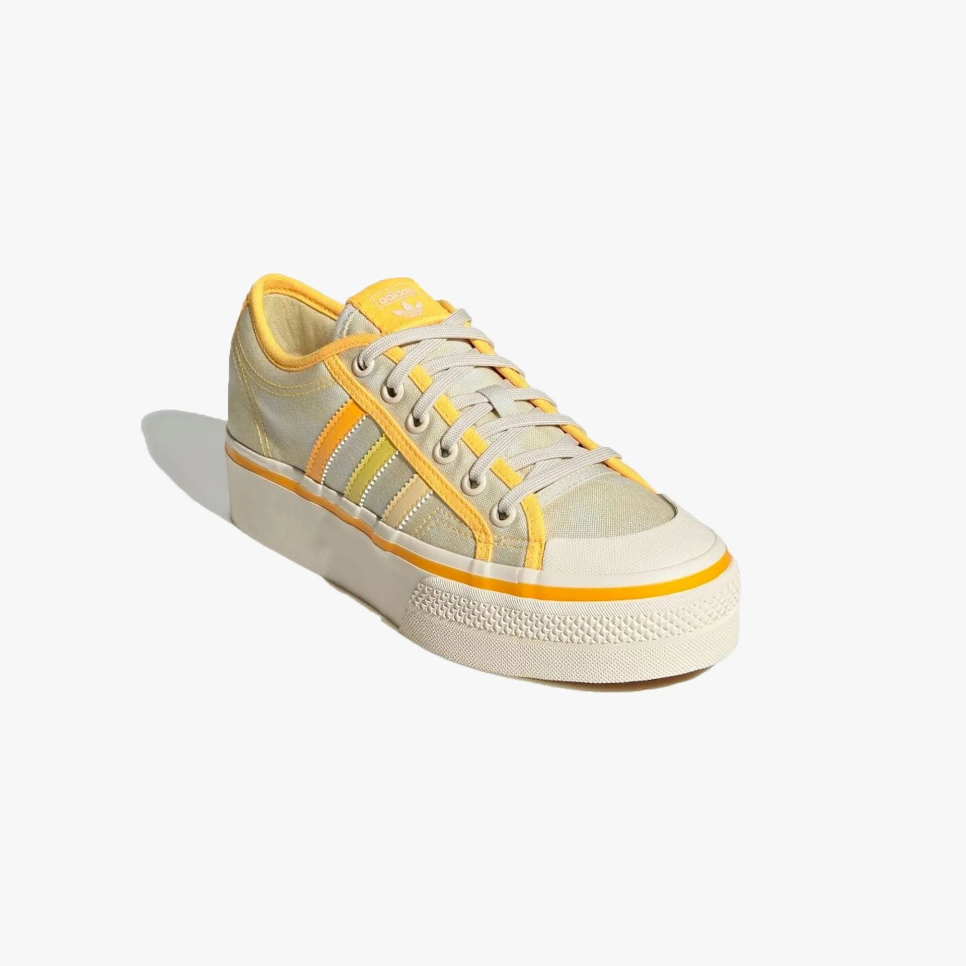 Adidas Originals | WMN'S NIZZA PLATFORM  { ALMOST YELLOW / ORANGE TINT