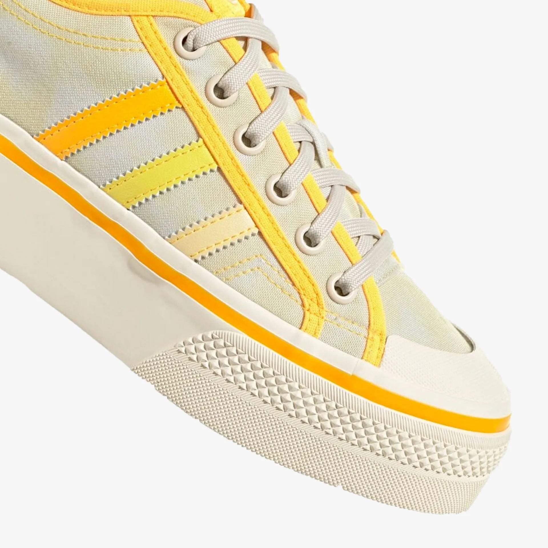 Adidas Originals | WMN'S NIZZA PLATFORM  { ALMOST YELLOW / ORANGE TINT