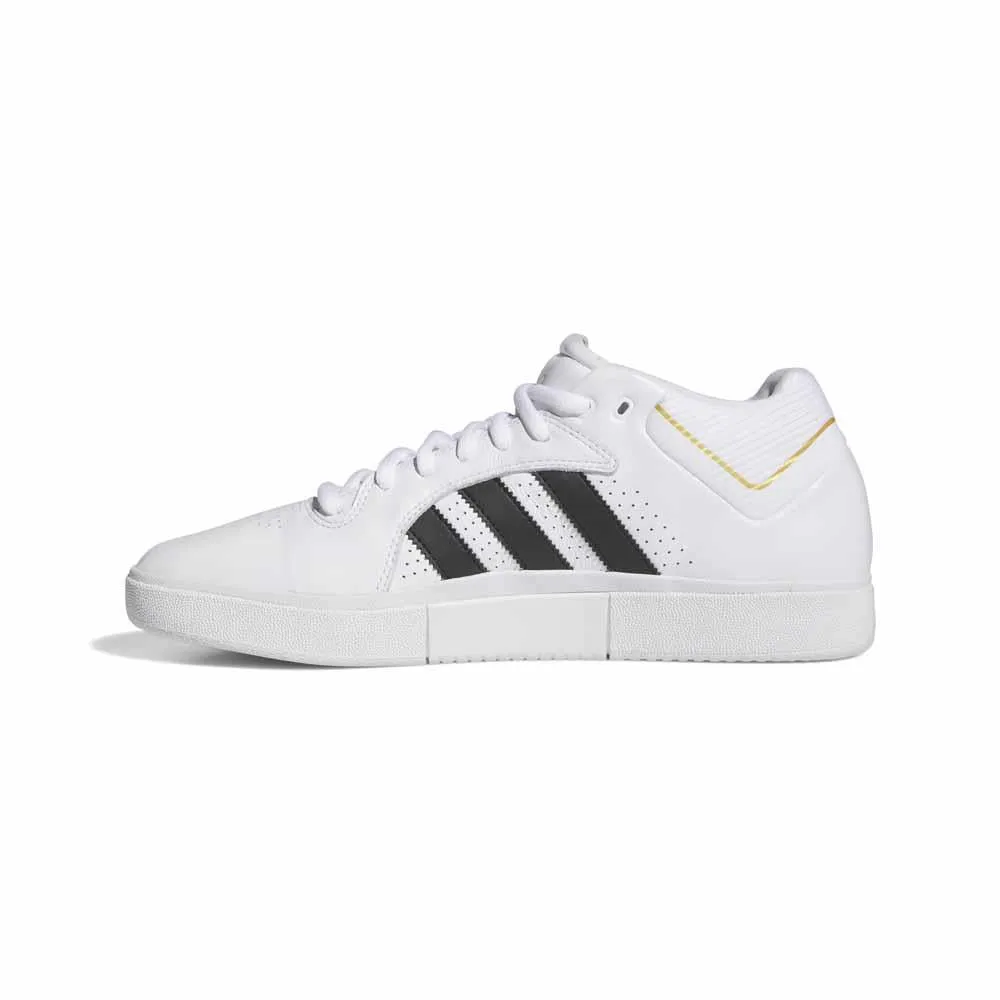 Adidas Skateboarding Tyshawn Feather White Core Black Gold Metallic Skate Shoes