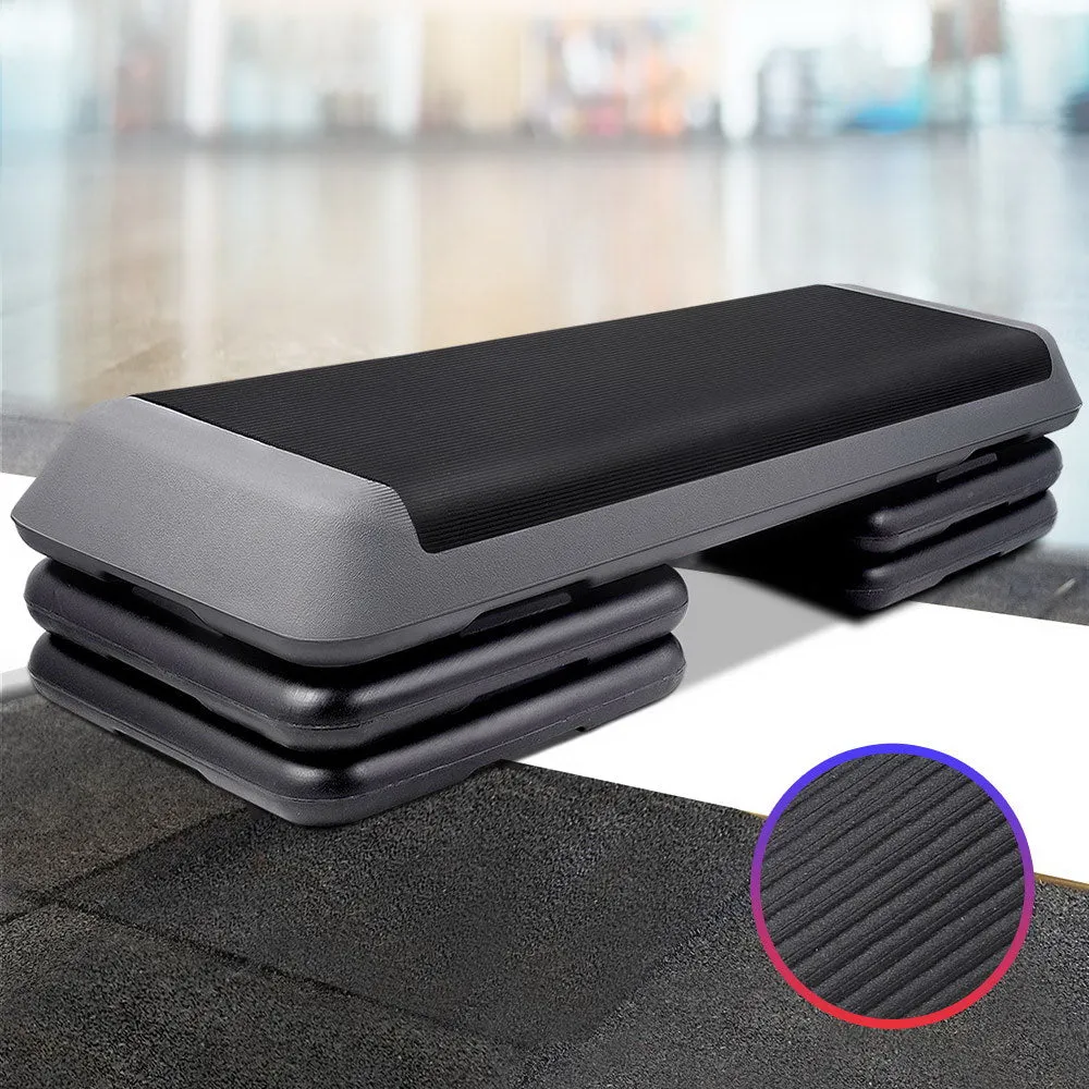 Adjustable 3-Level Aerobic Step, Anti-Slip, 110cm - Everfit