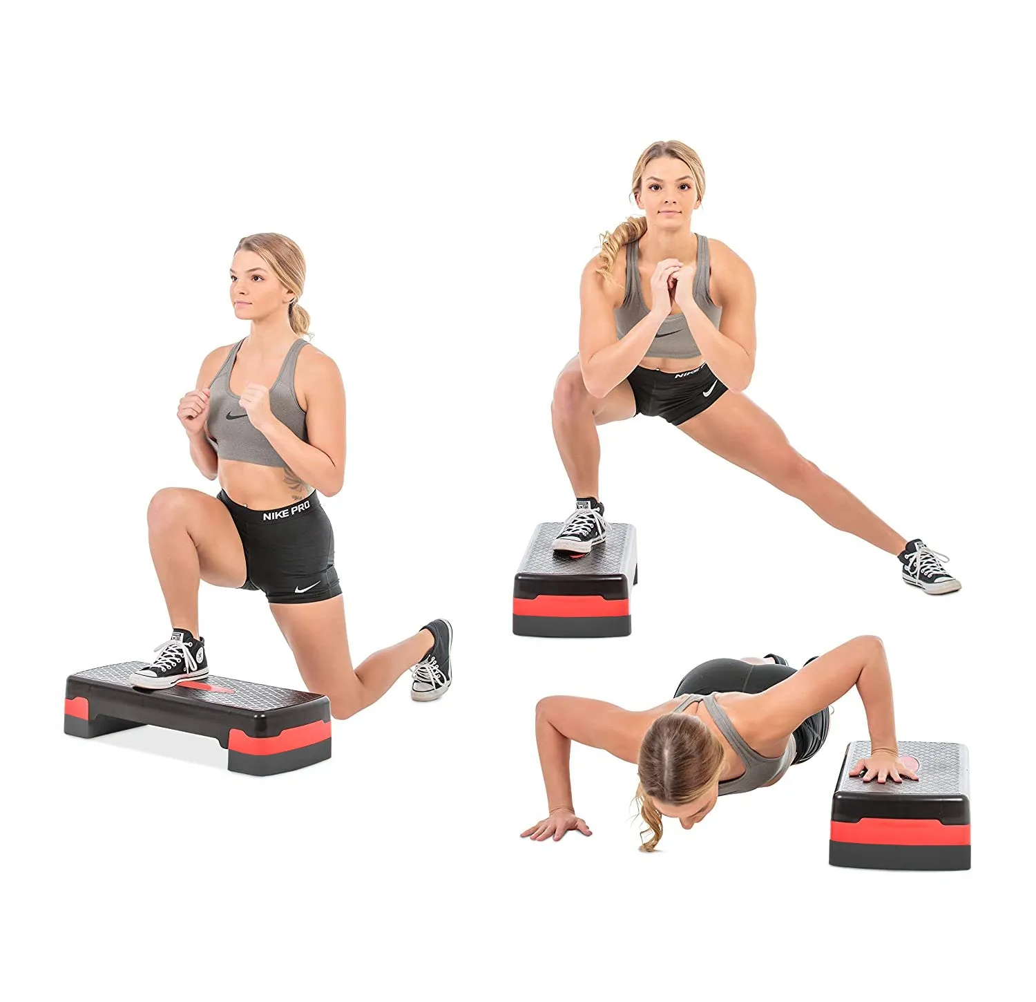 Adjustable Aerobic Step Platform for Cardio and Strength Training