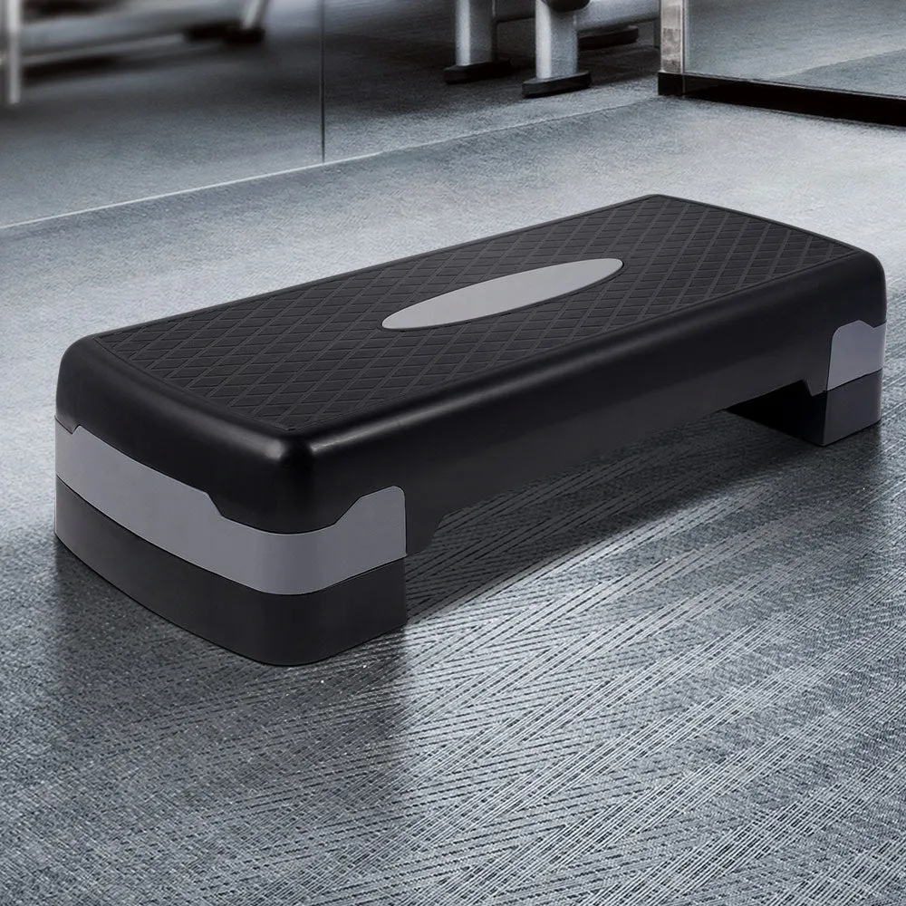 Adjustable Anti-Slip Aerobic Step, 2-Level Home Gym - Everfit