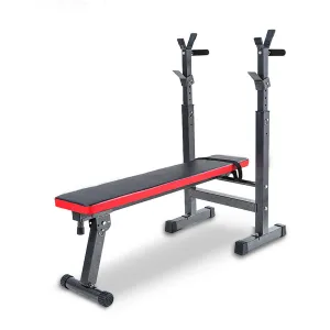 Adjustable Weight Bench Fitness Home Multi Gym Flat Press Incline Squat Rack