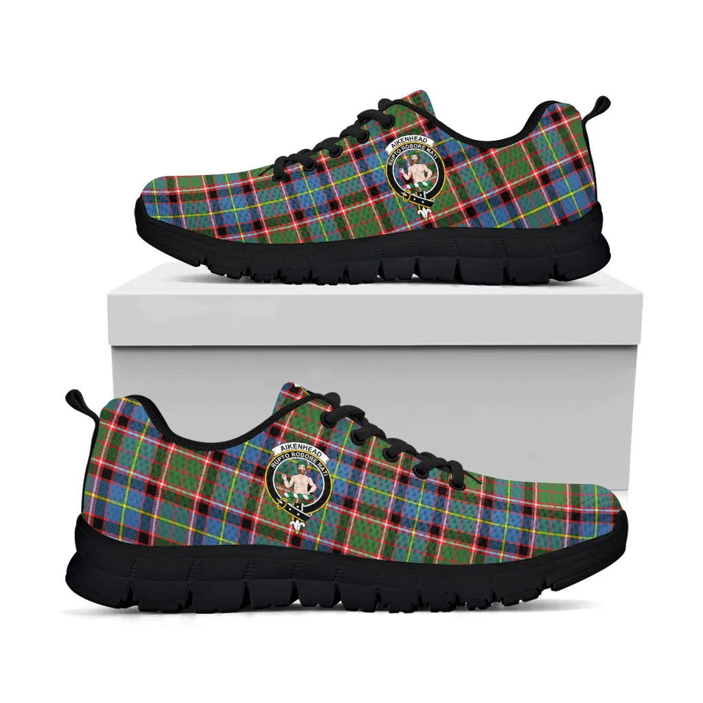 Aikenhead Tartan Sneakers with Family Crest