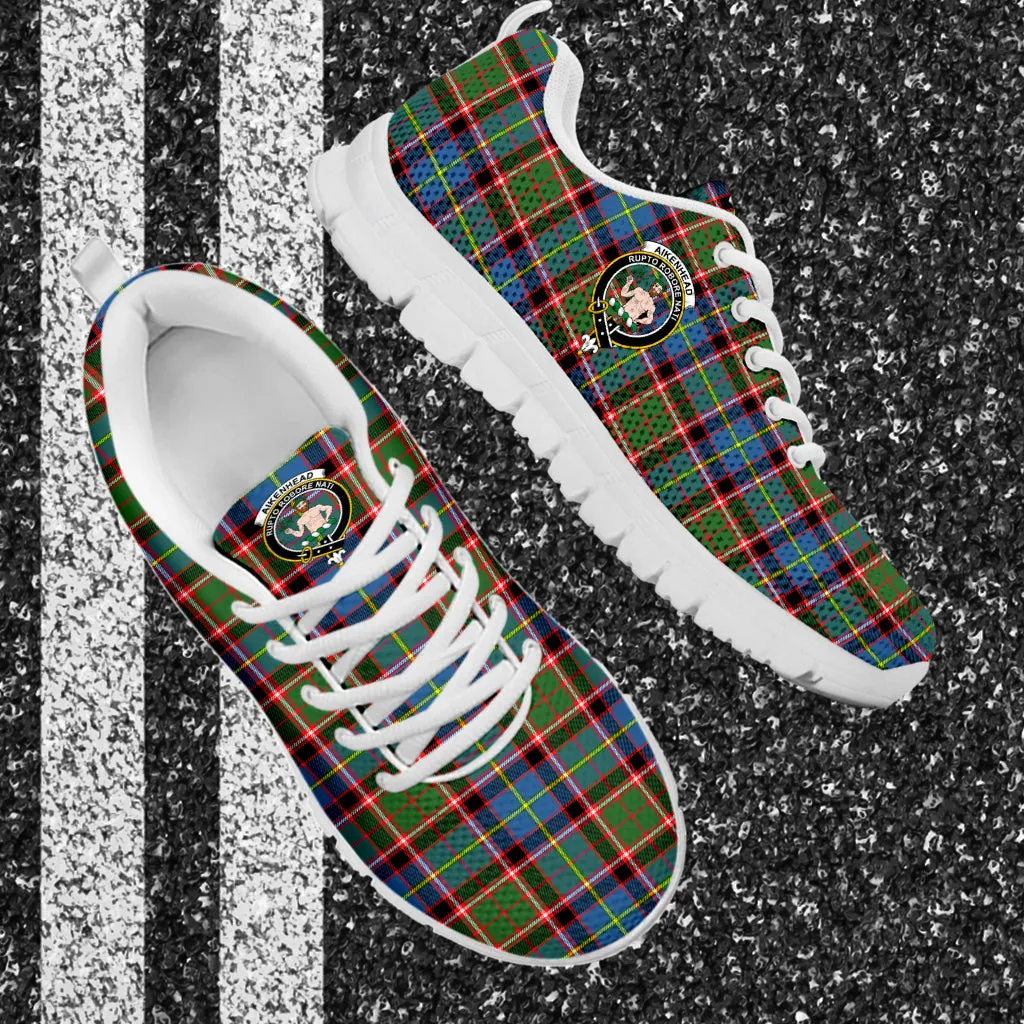 Aikenhead Tartan Sneakers with Family Crest