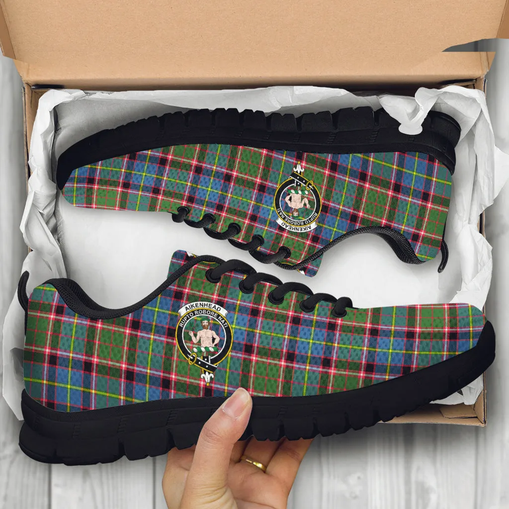 Aikenhead Tartan Sneakers with Family Crest