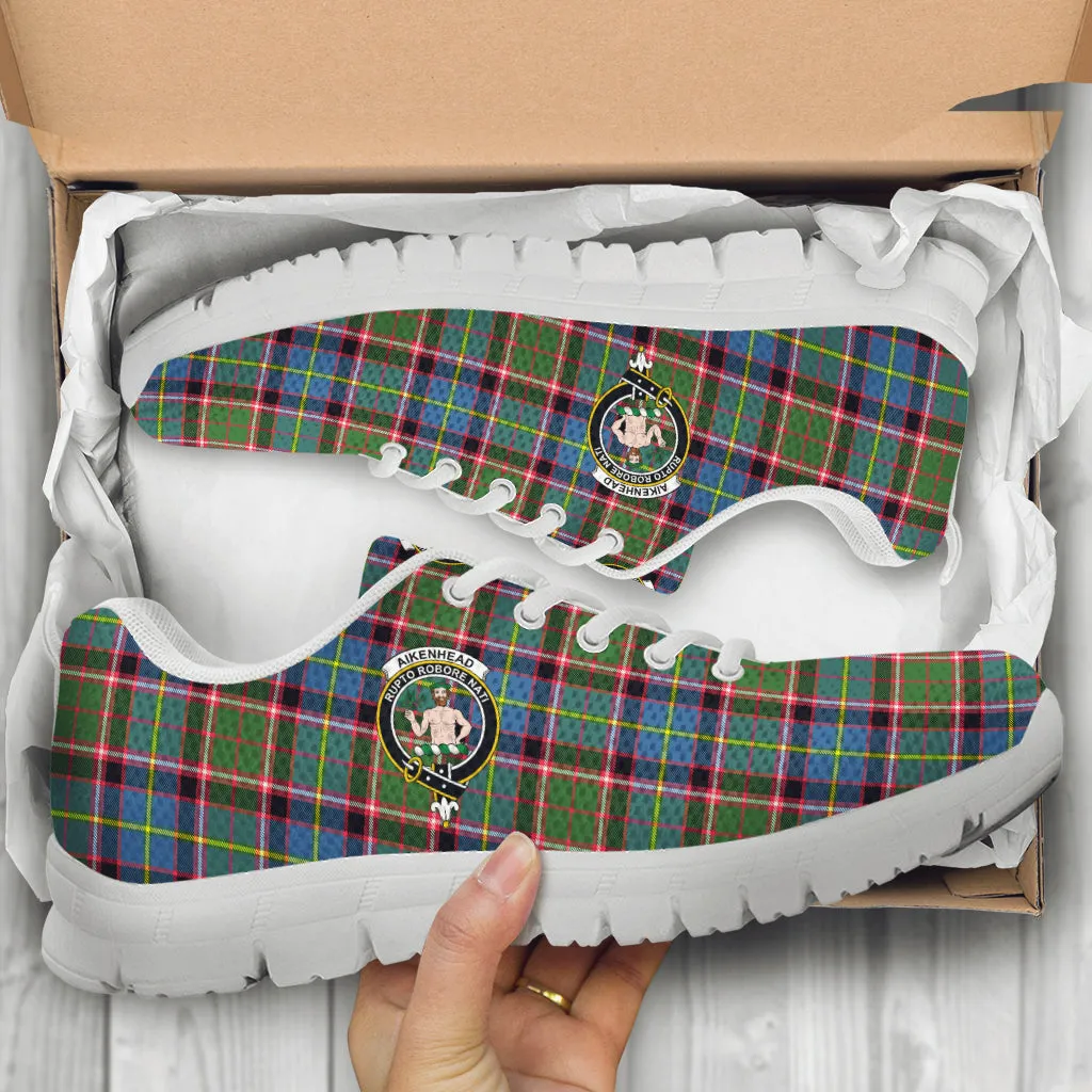 Aikenhead Tartan Sneakers with Family Crest