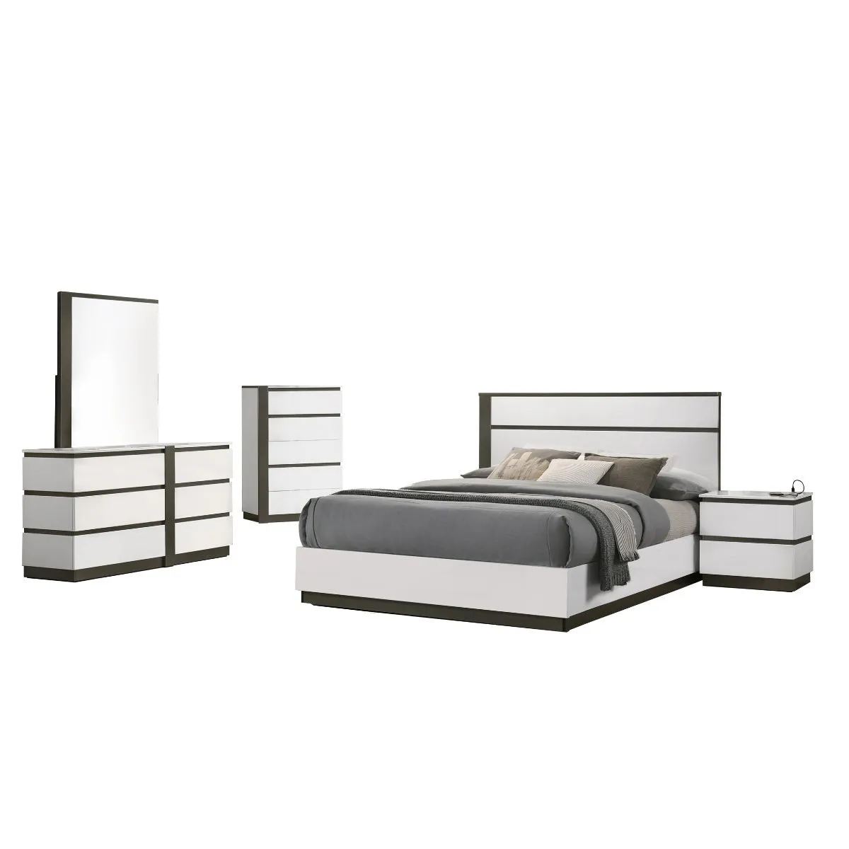 Allister Collection Platform Bed