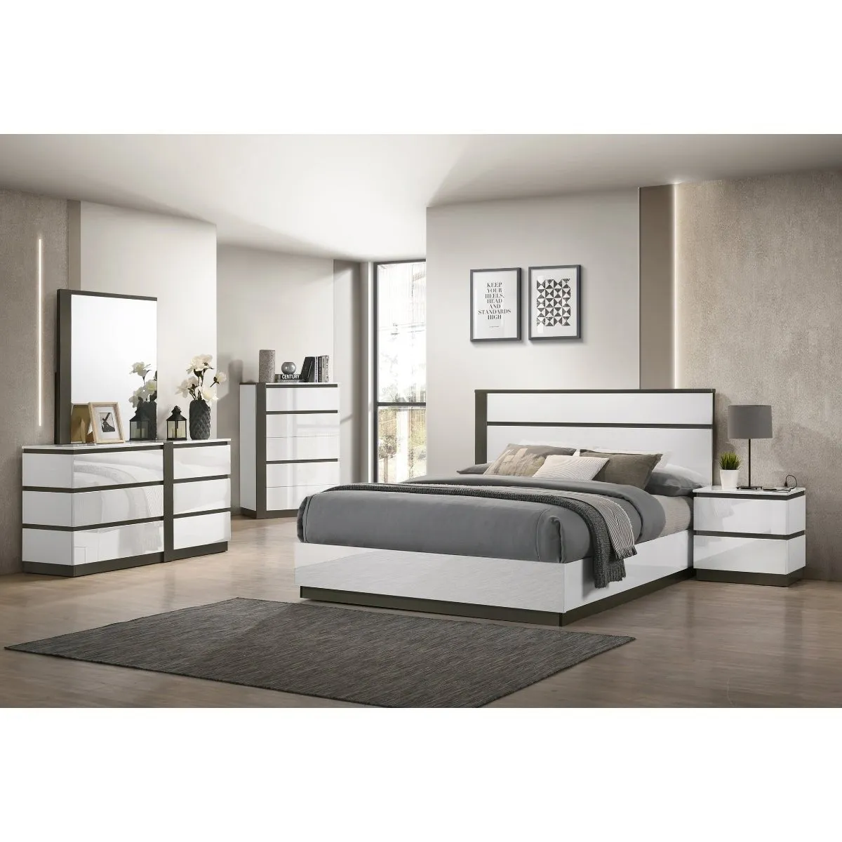 Allister Collection Platform Bed