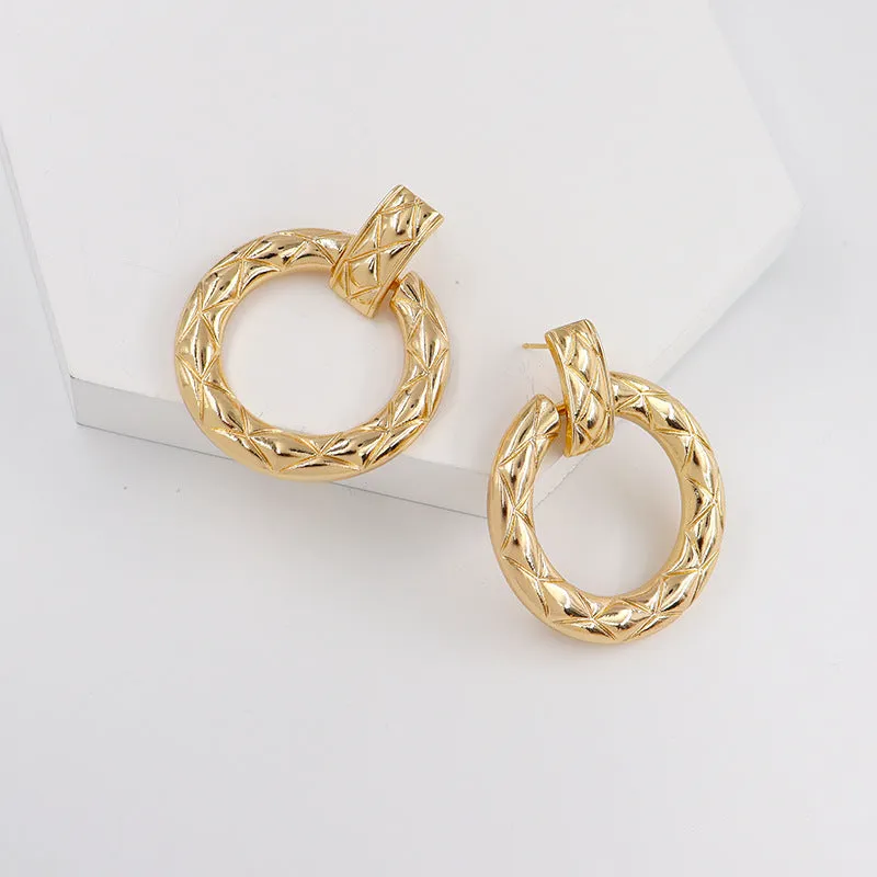 Alloy Personality Statement Earrings Set