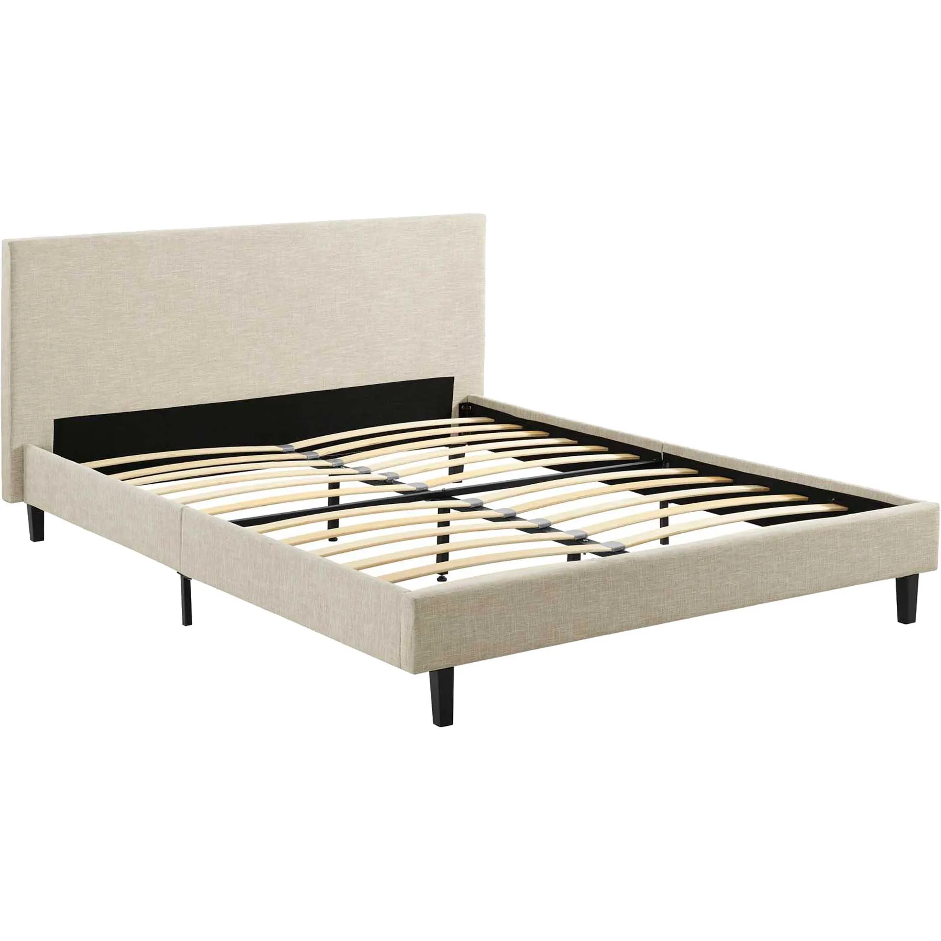 Alwyn Fabric Bed Beige