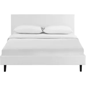 Alwyn Fabric Bed White