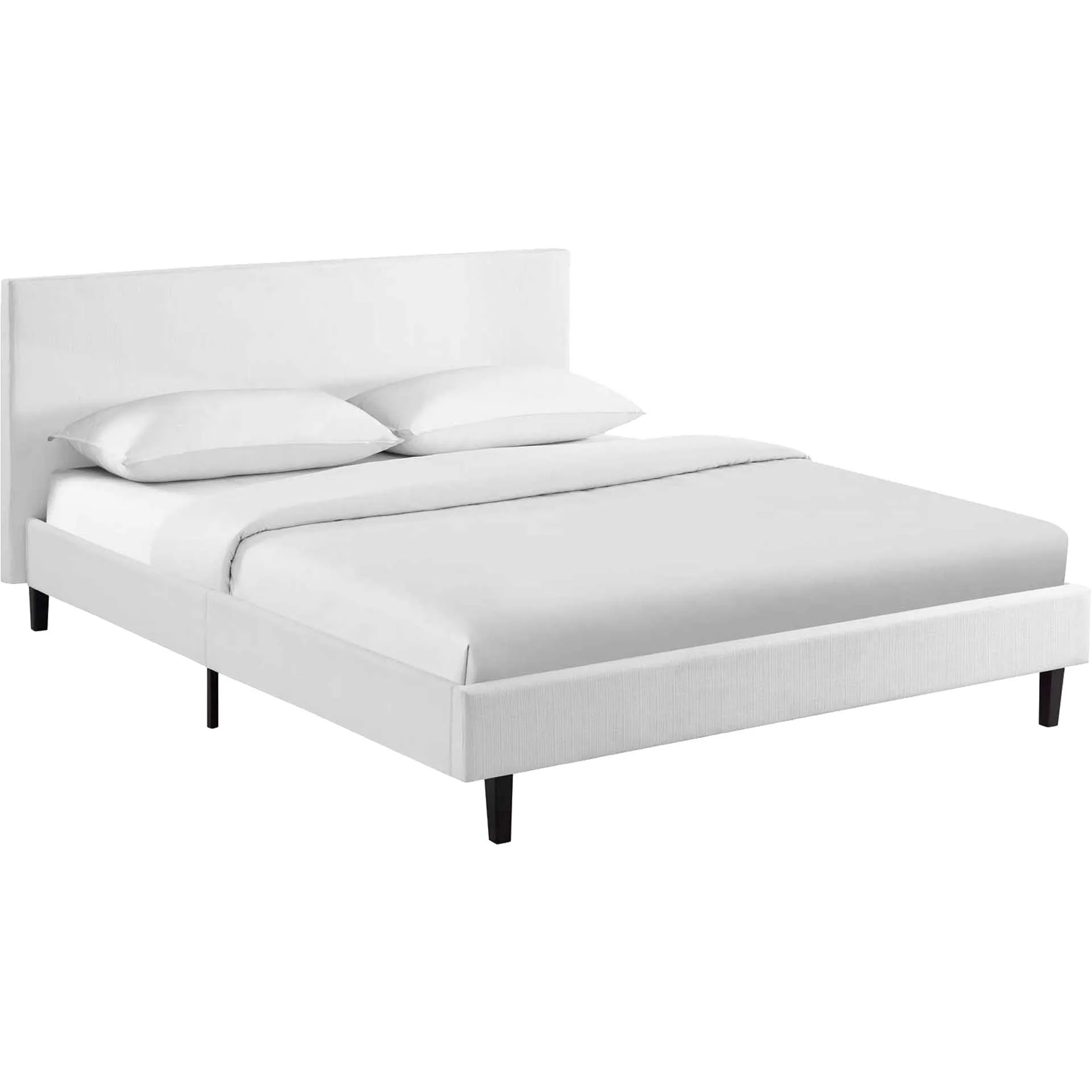 Alwyn Fabric Bed White