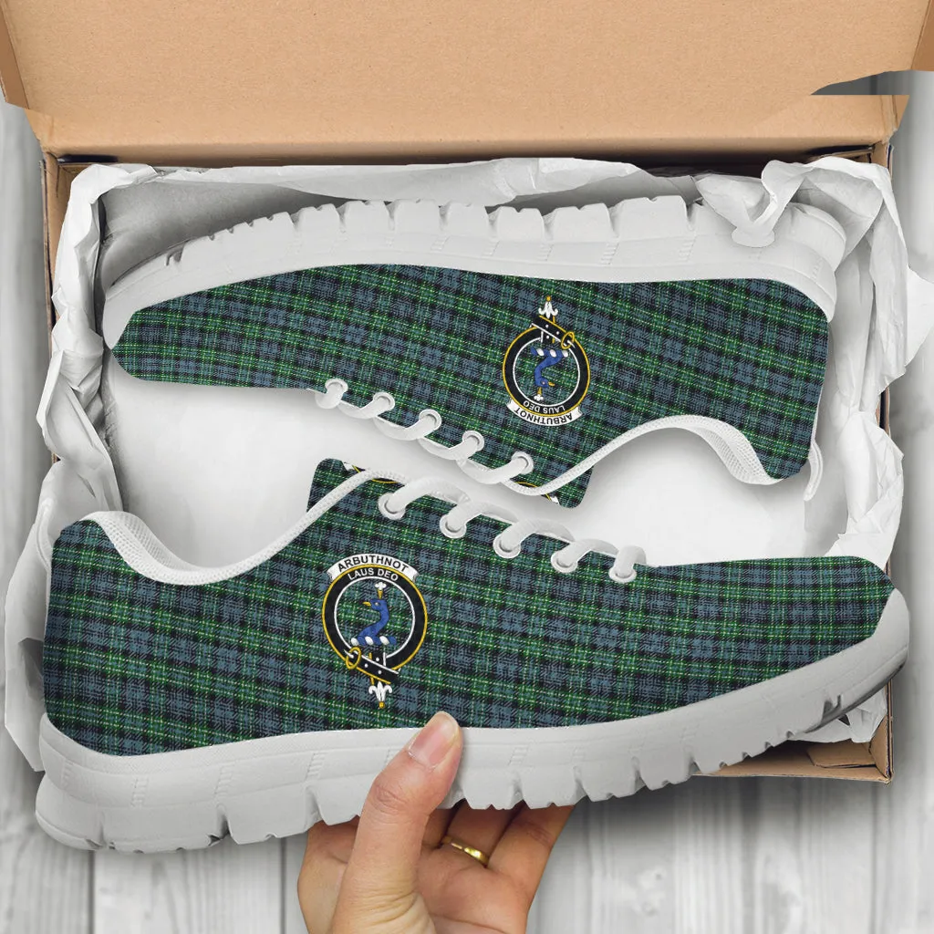 Arbuthnot Tartan Sneakers with Family Crest