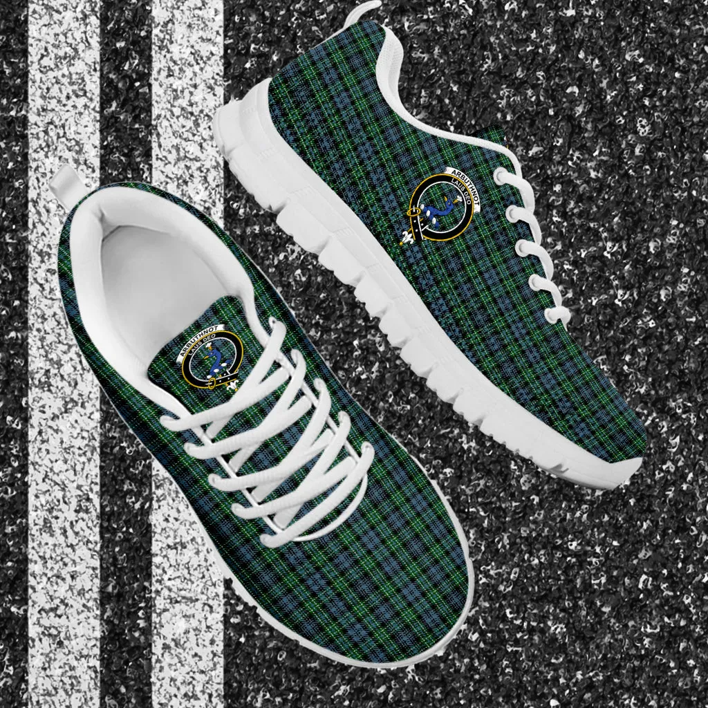 Arbuthnot Tartan Sneakers with Family Crest