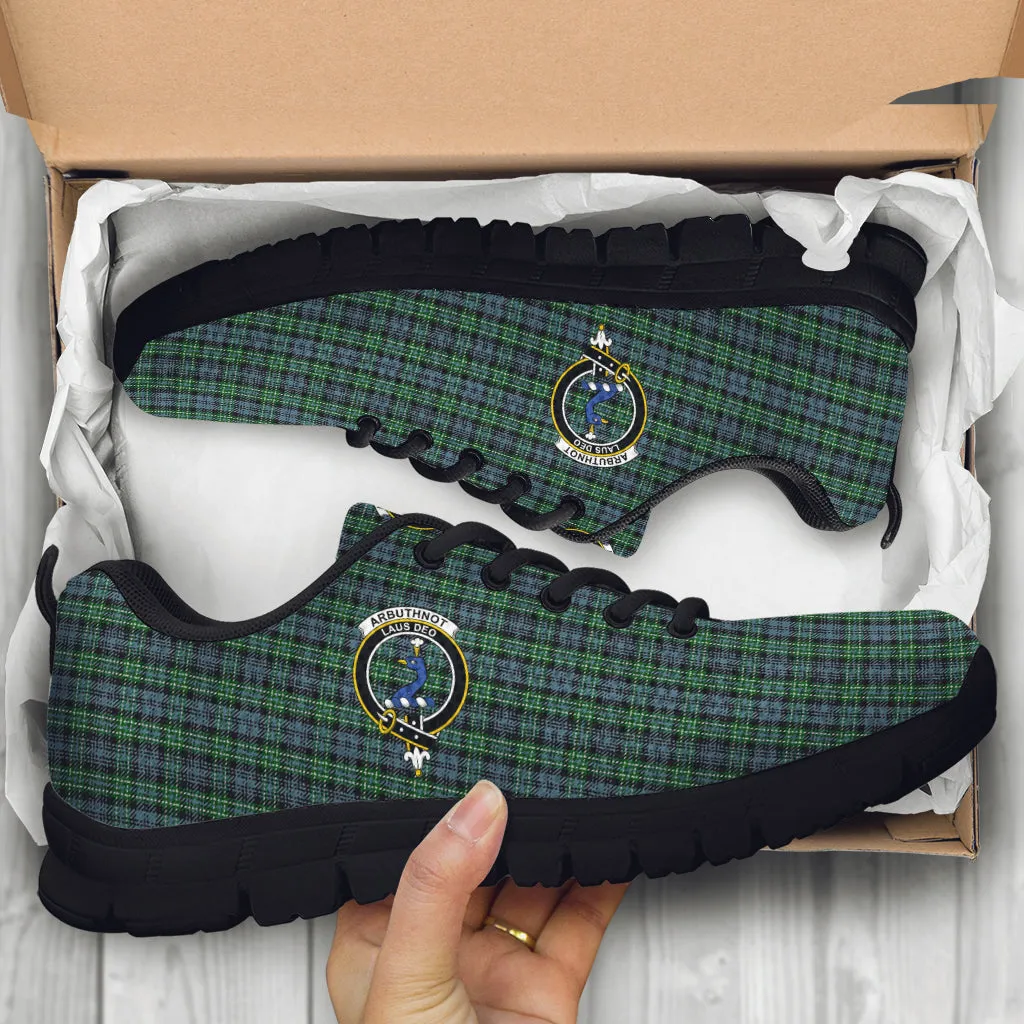 Arbuthnot Tartan Sneakers with Family Crest