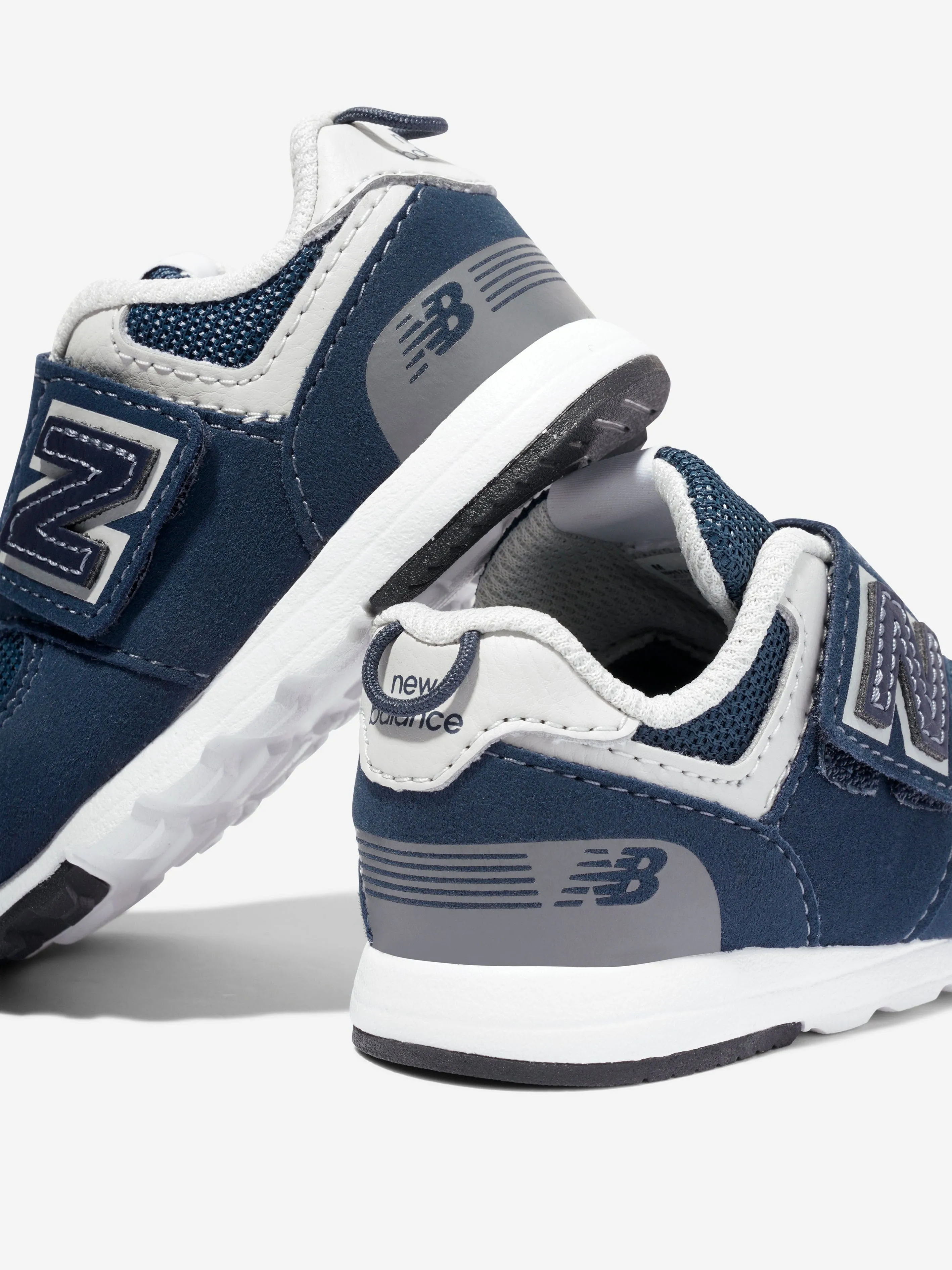 Baby 574 Logo Trainers in Navy