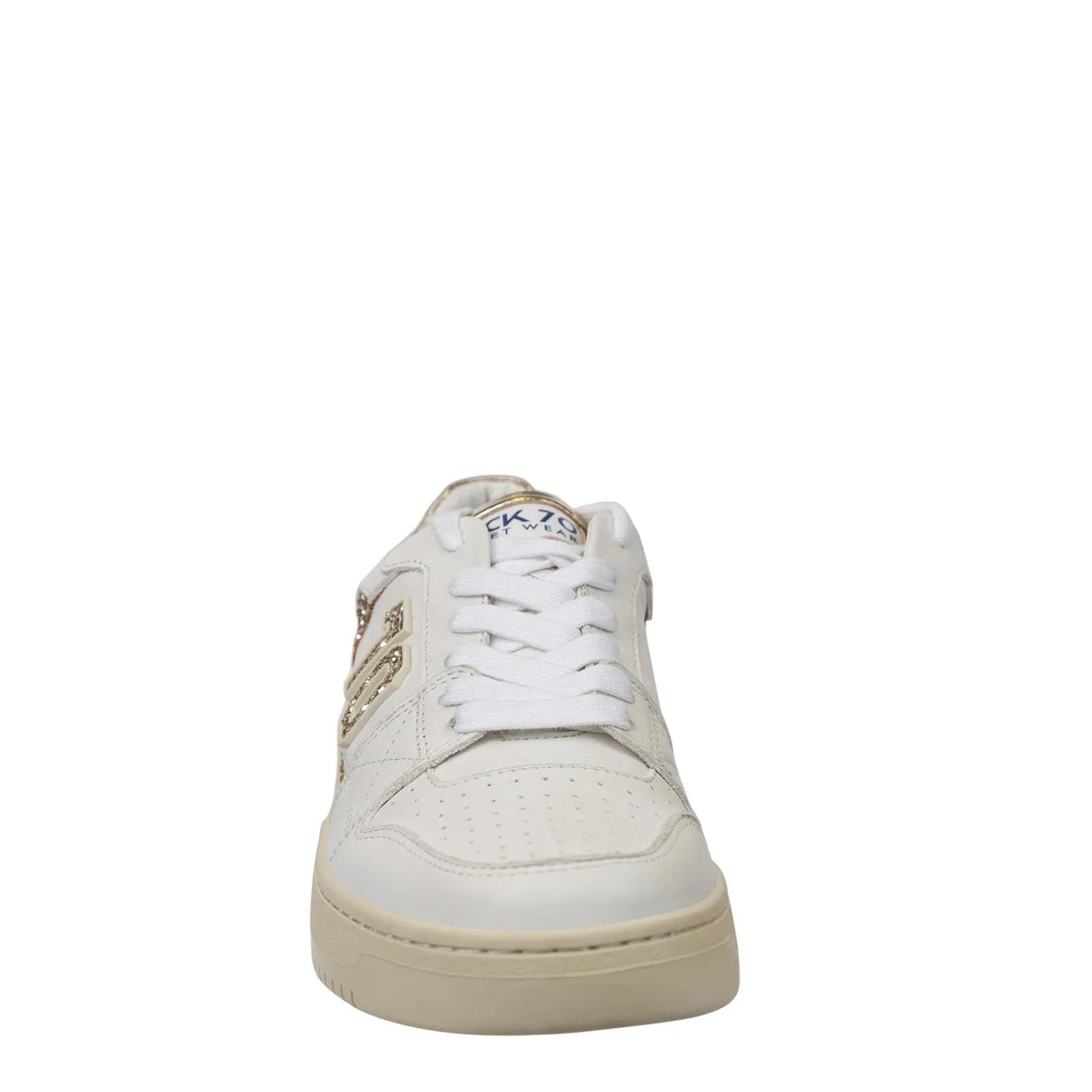 Back 70: BREAK in GLITTER PLATINE Sneakers