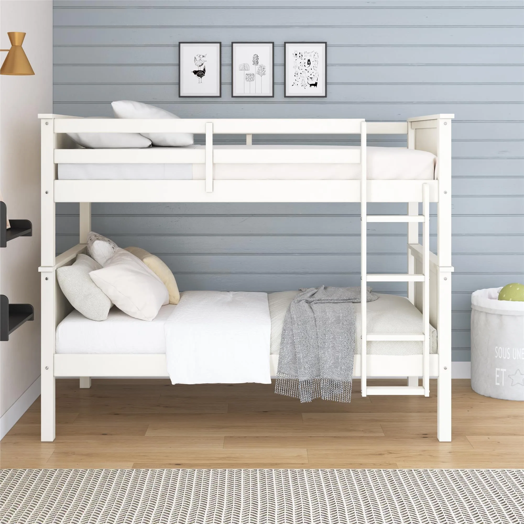 Bailen Kid's Convertible Wood Bunk Bed