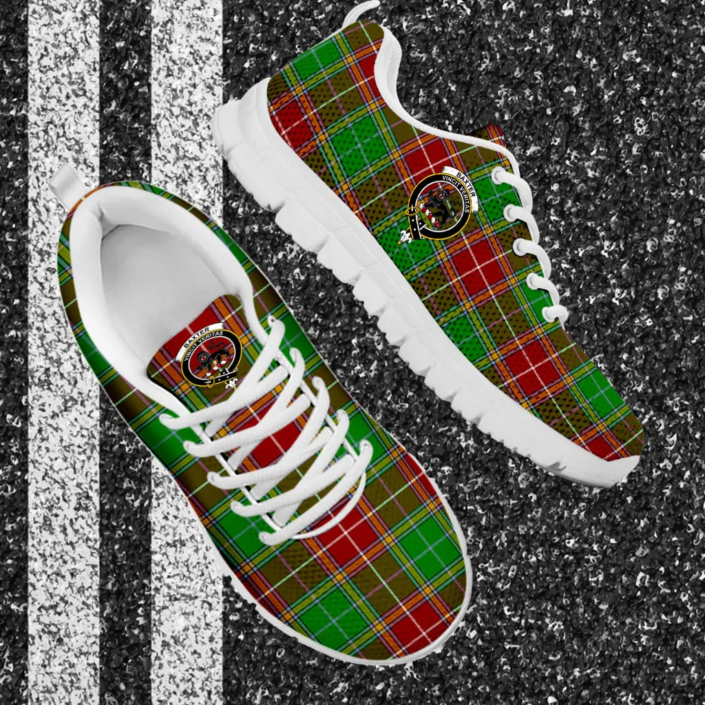 Baxter Modern Tartan Sneakers with Family Crest