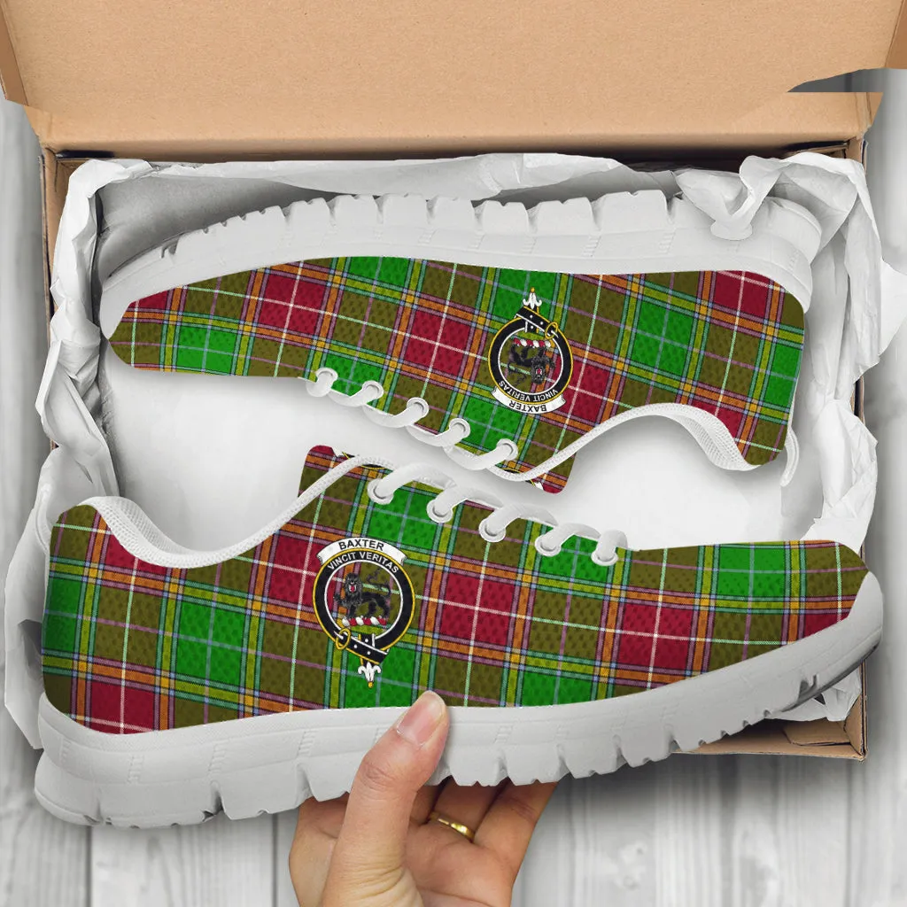 Baxter Modern Tartan Sneakers with Family Crest