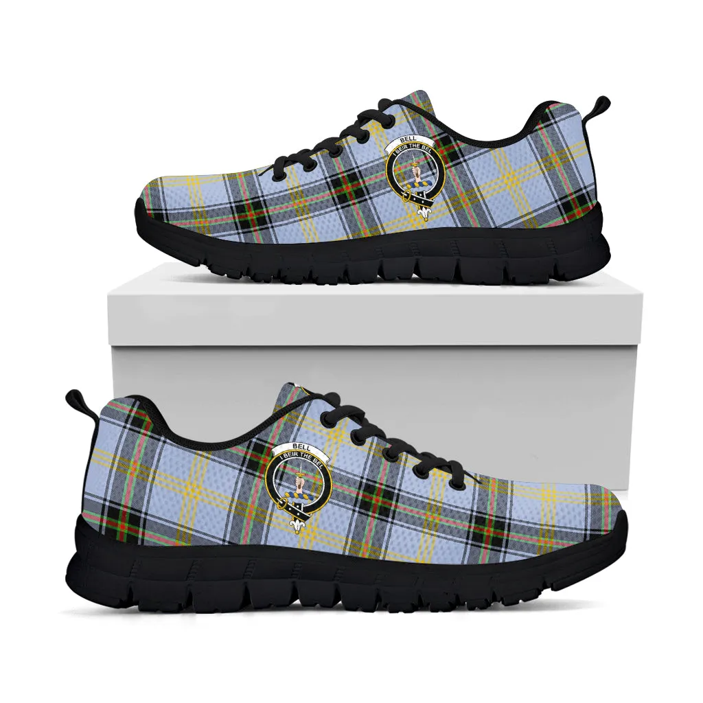 Bell Tartan Sneakers with Family Crest