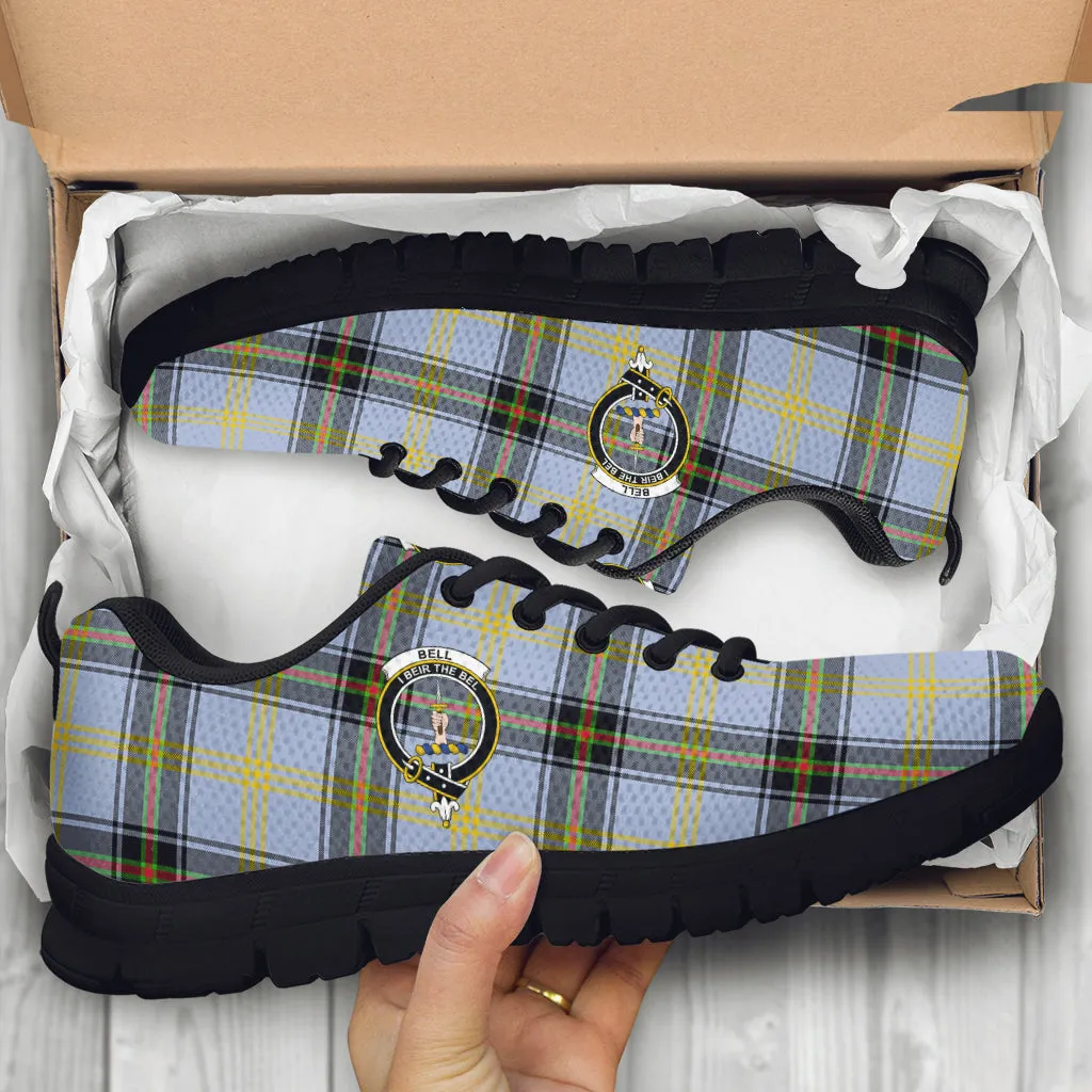 Bell Tartan Sneakers with Family Crest