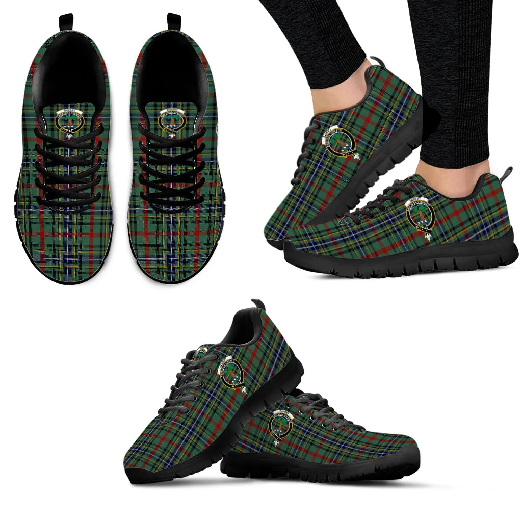 Bisset Tartan Sneakers with Family Crest