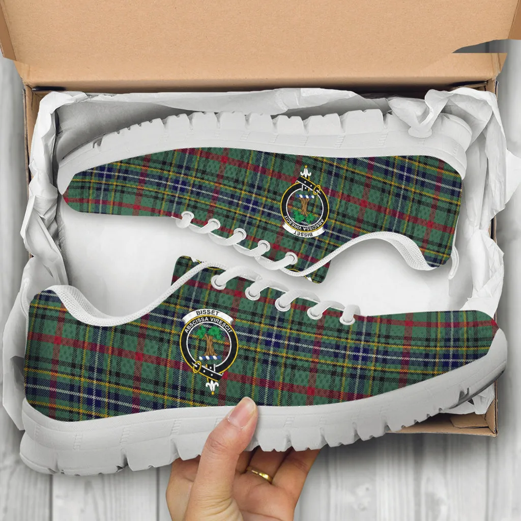 Bisset Tartan Sneakers with Family Crest