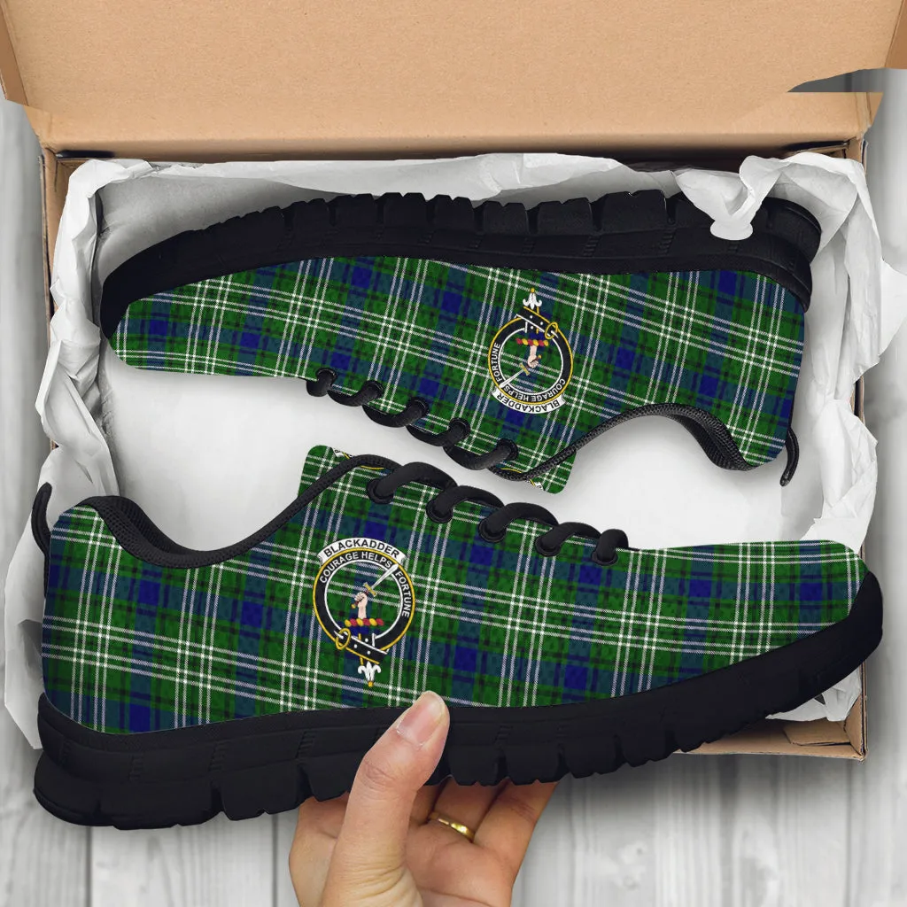 Blackadder Tartan Sneakers with Family Crest