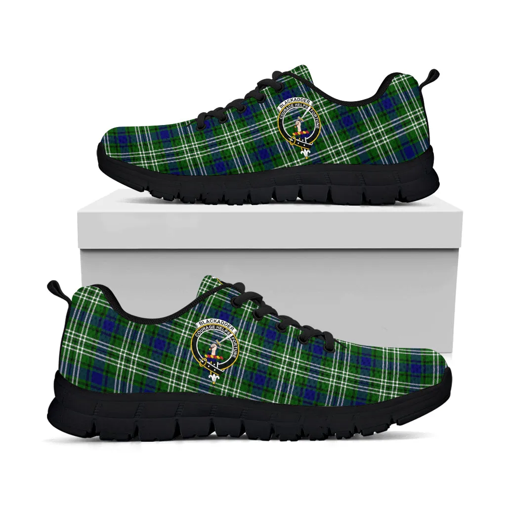 Blackadder Tartan Sneakers with Family Crest