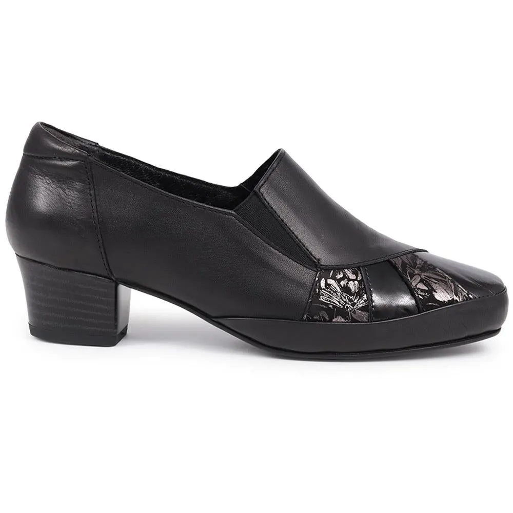 Block-heeled Slip-on Court Shoes - OZKAN40009 / 326 479