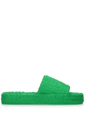 Bottega Veneta   35mm Resort terrycloth slides 