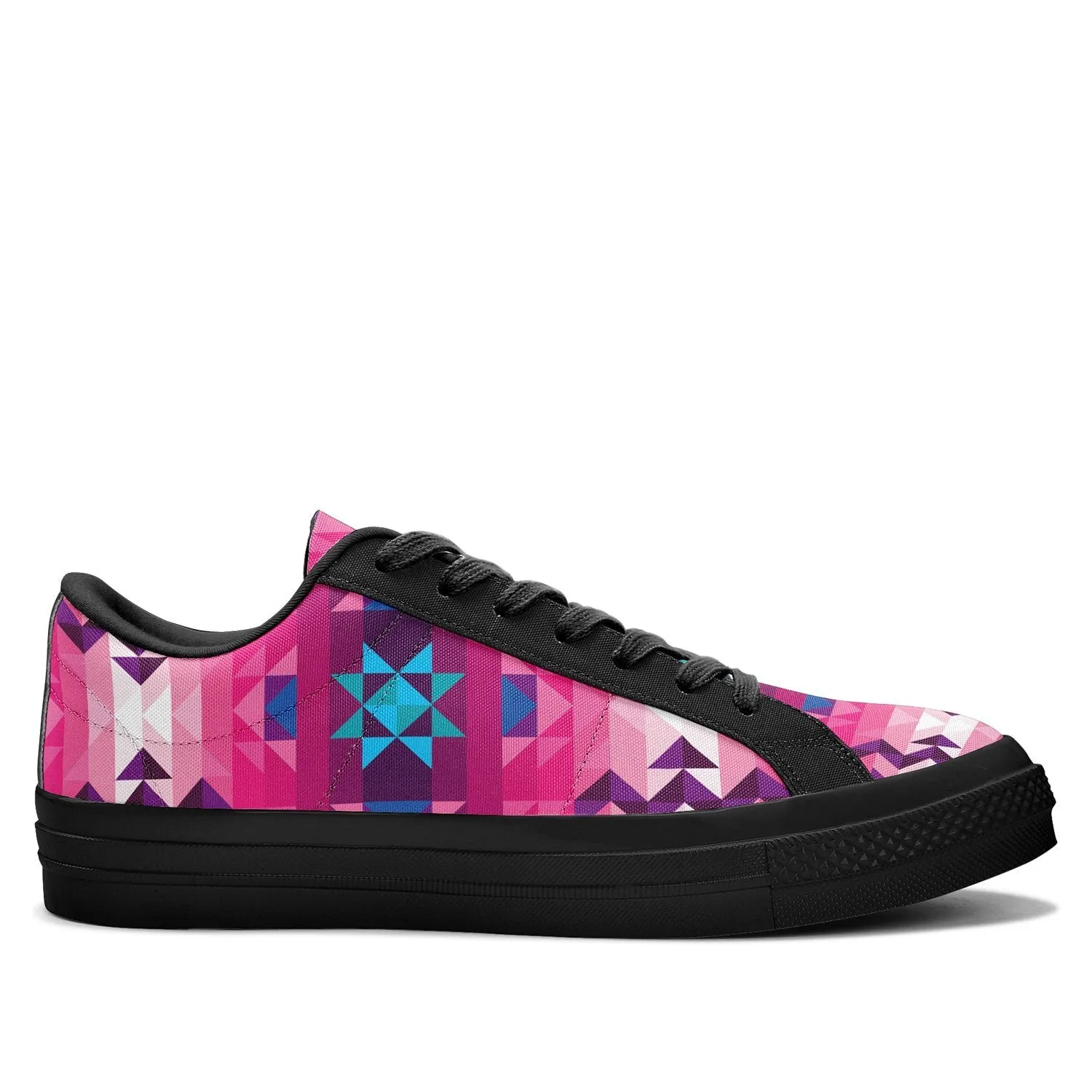 Bright Wave Aapisi Low Top Canvas Shoes Black Sole