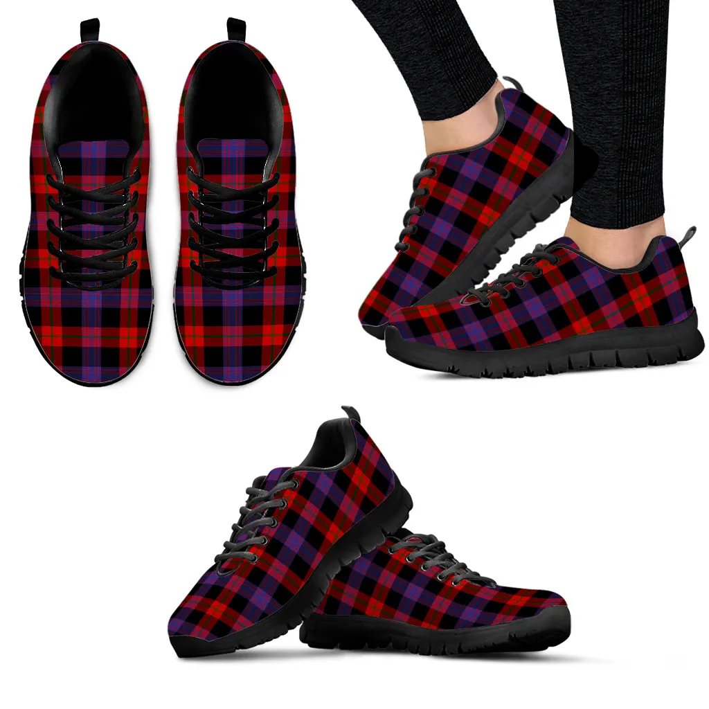 Broun Modern Tartan Sneakers