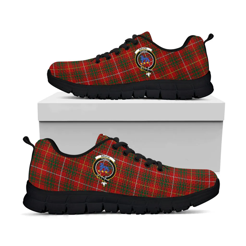 Bruce Tartan Sneakers with Family Crest